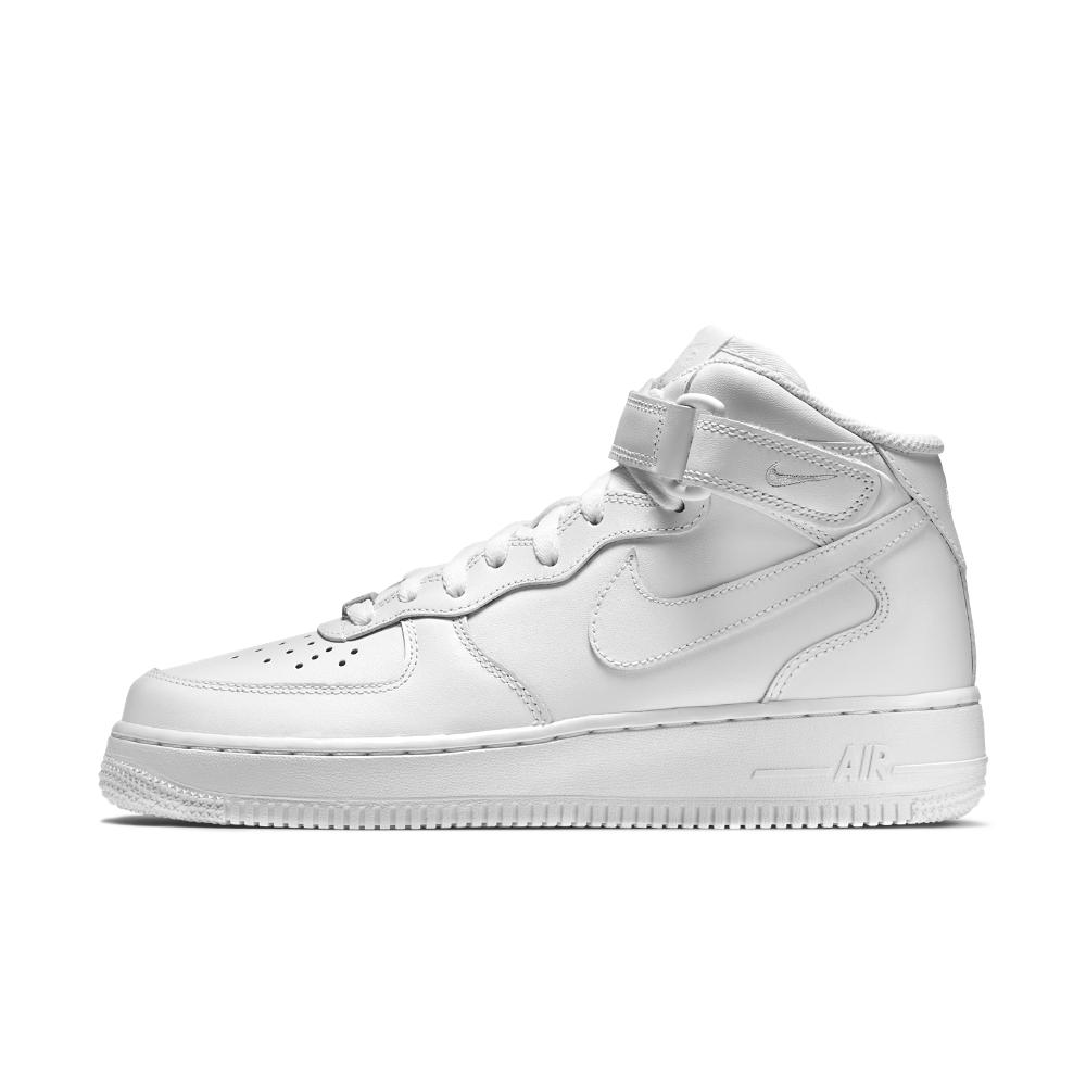 nike air force mid white