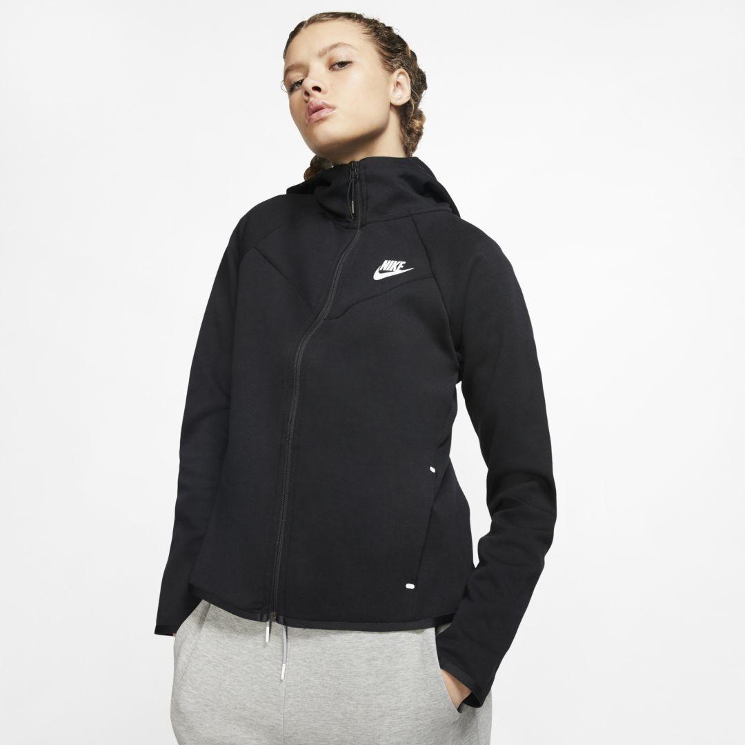 Nike Sportswear Windrunner Tech Fleece Full-zip Hoodie in Black - Lyst