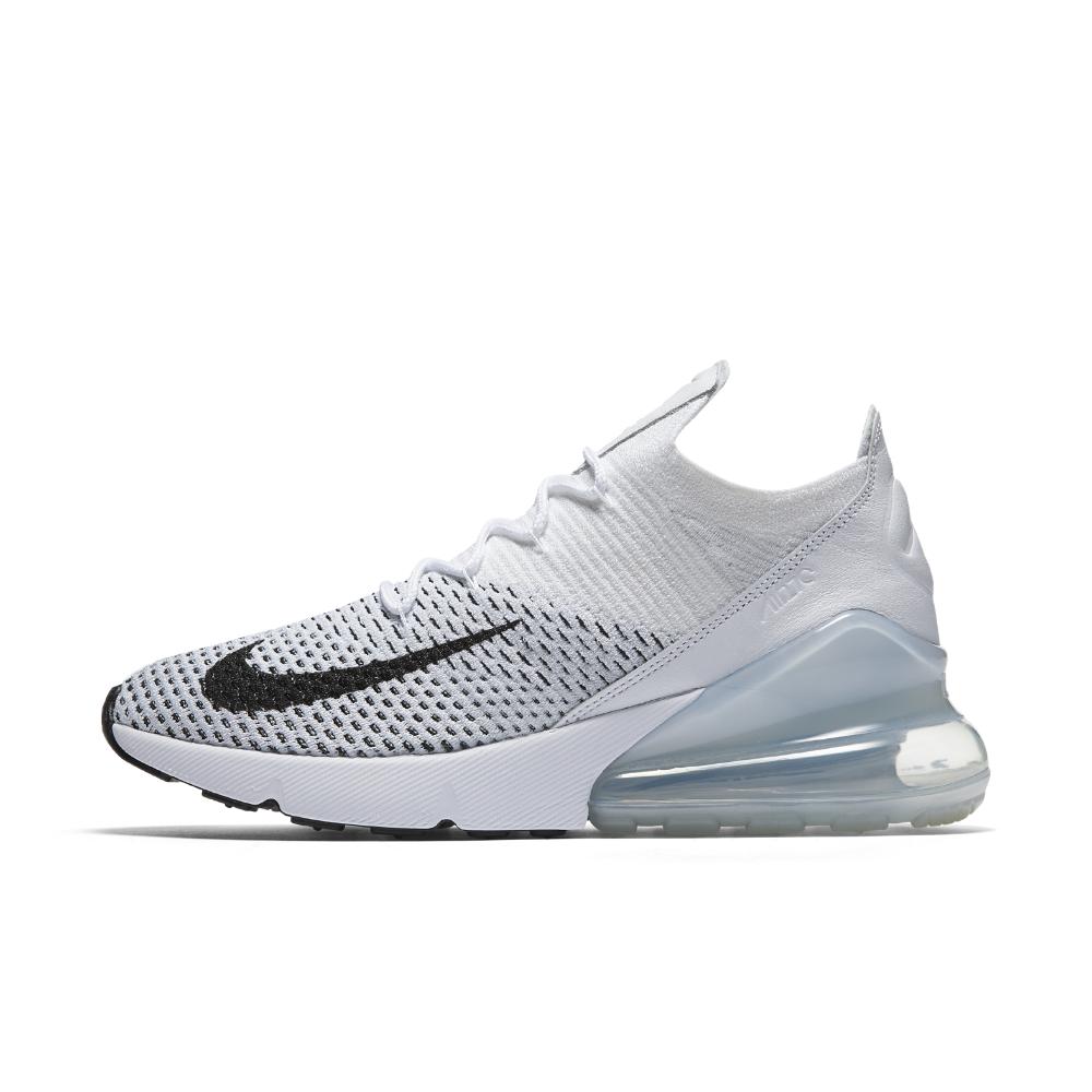 lyst nike air max 270 flyknit le scarpe in bianco. lyst nike air max 270 flyknit le scarpe in bianco.