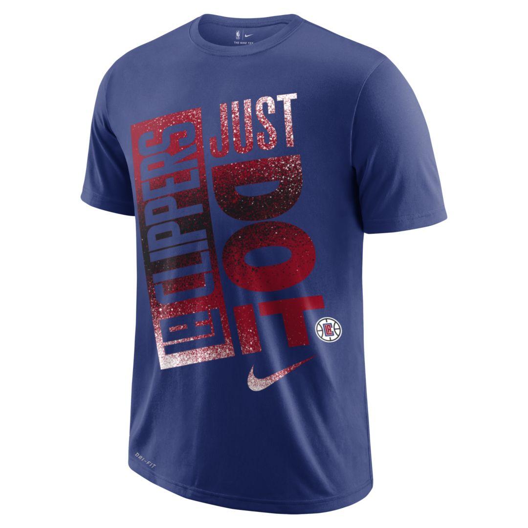 Nike La Clippers Dri-fit Nba T-shirt in Blue for Men - Lyst