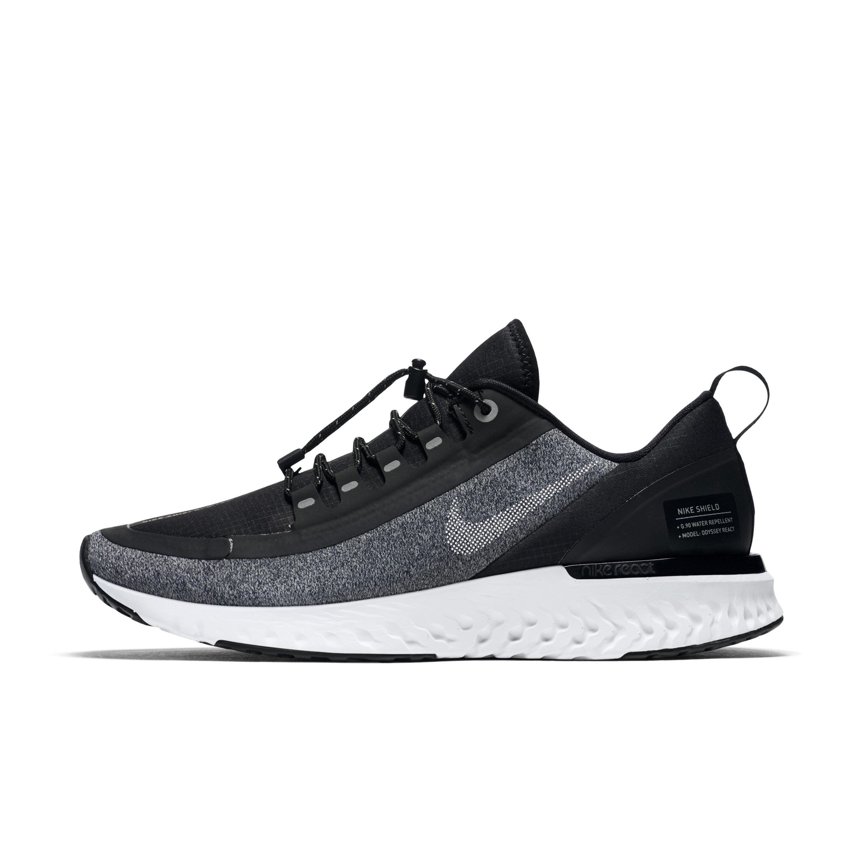 Nike Odyssey React Shield Water-repellent Running Shoe in Black - Lyst