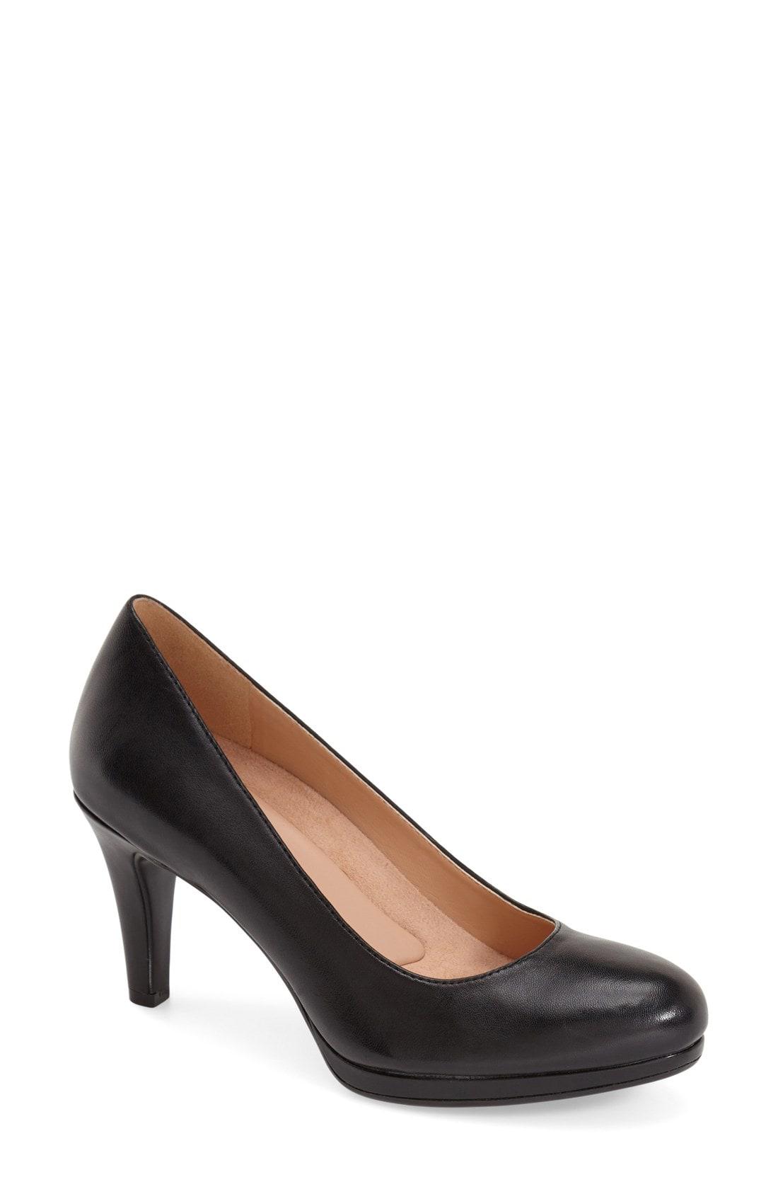 Lyst Naturalizer Michelle Almond Toe Pump In Black Save