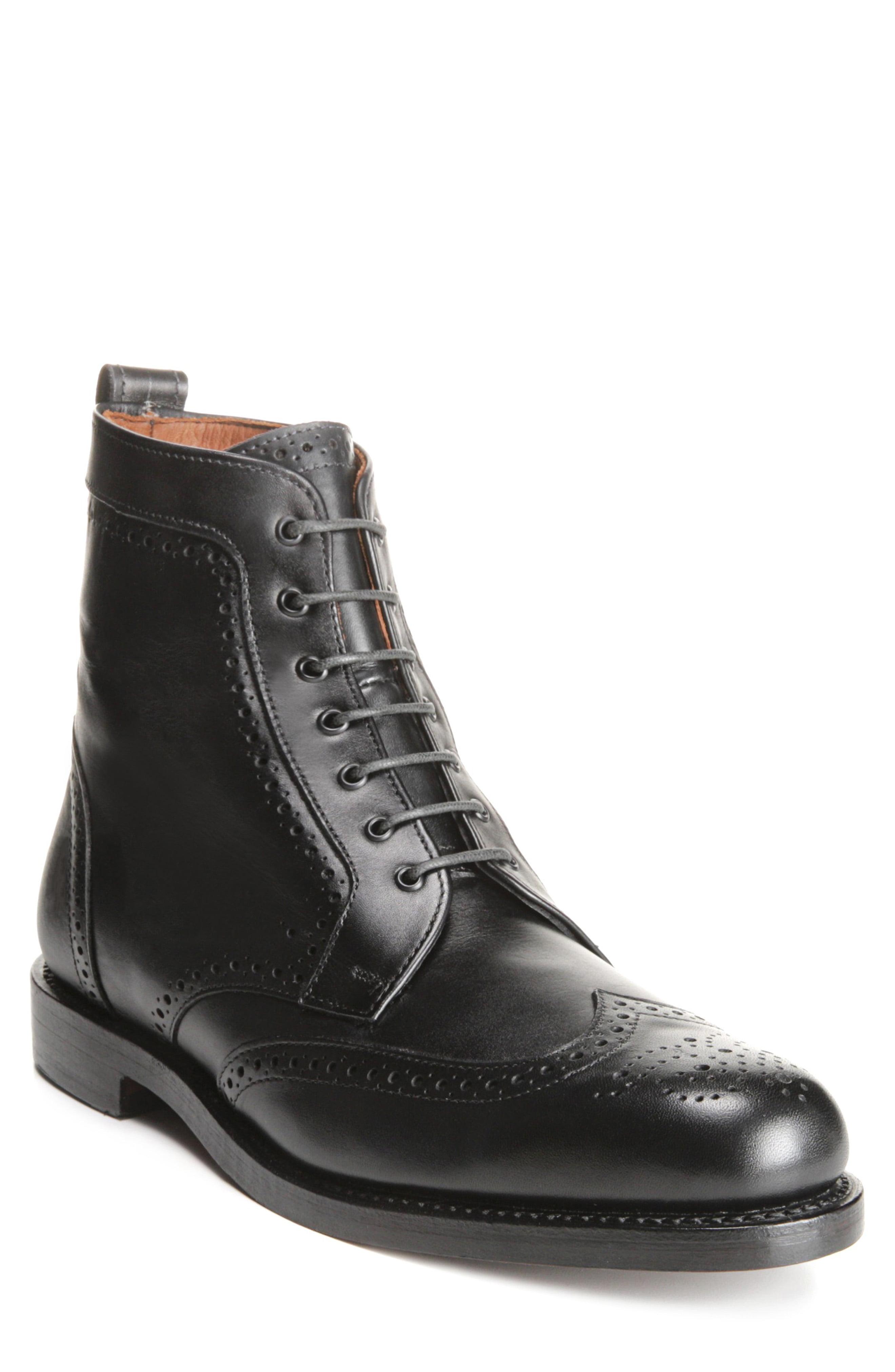 Allen Edmonds Leather 'dalton' Wingtip Boot in Black for Men - Lyst