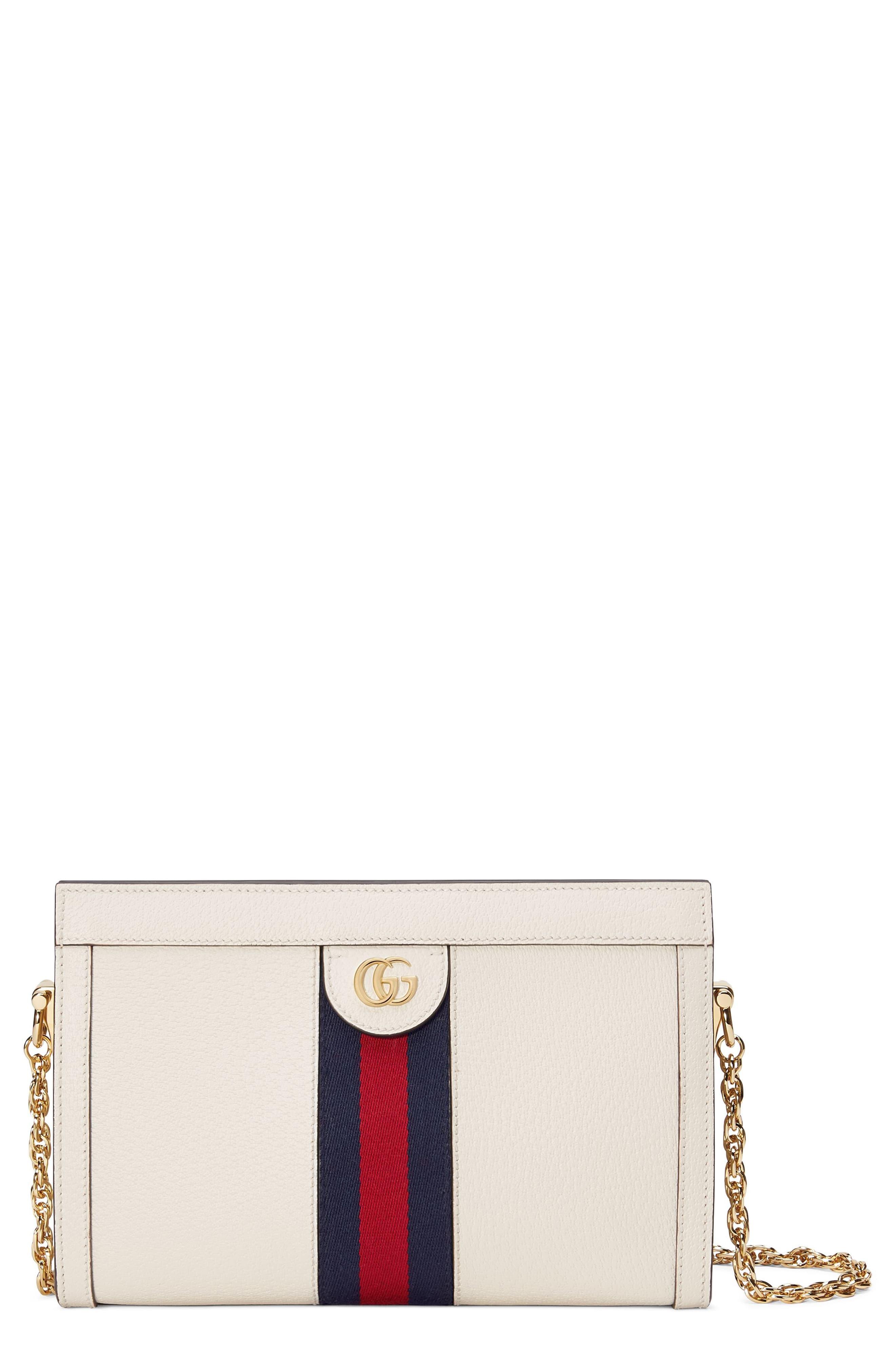 Gucci Small Ophidia Leather Shoulder Bag - Lyst