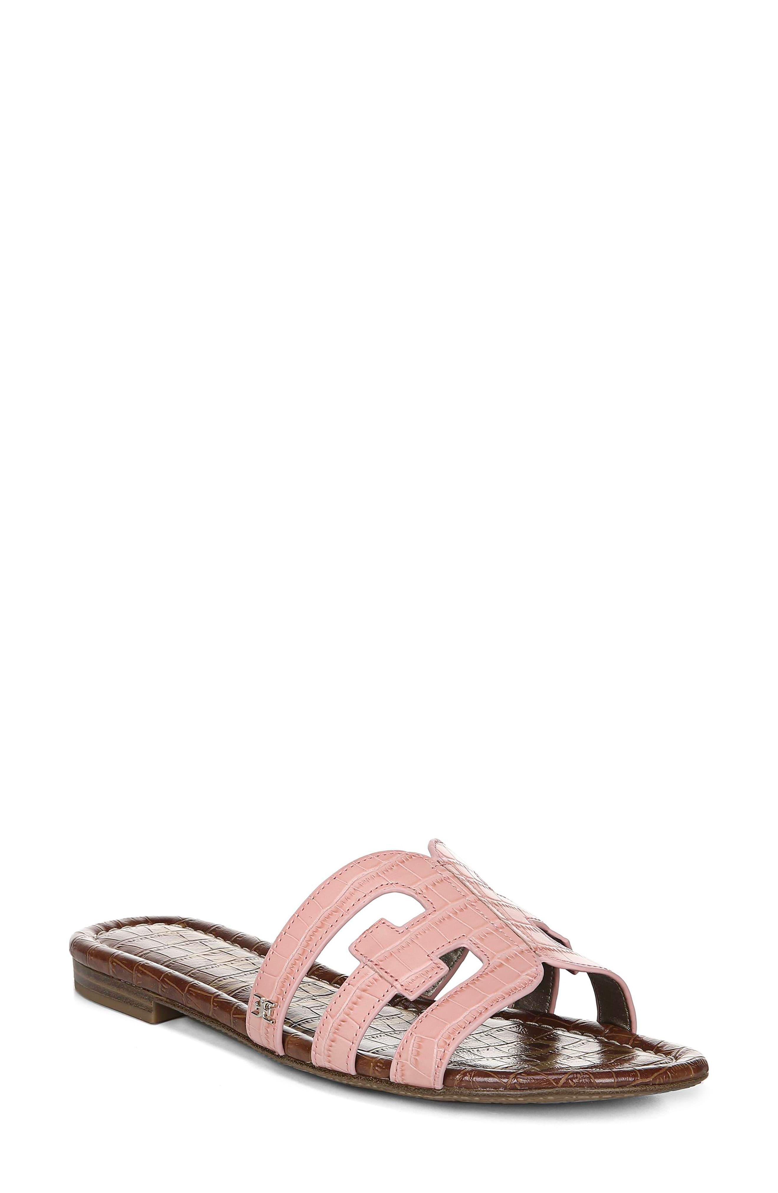 Sam Edelman Bay Cutout Slide Sandal in Pink - Lyst