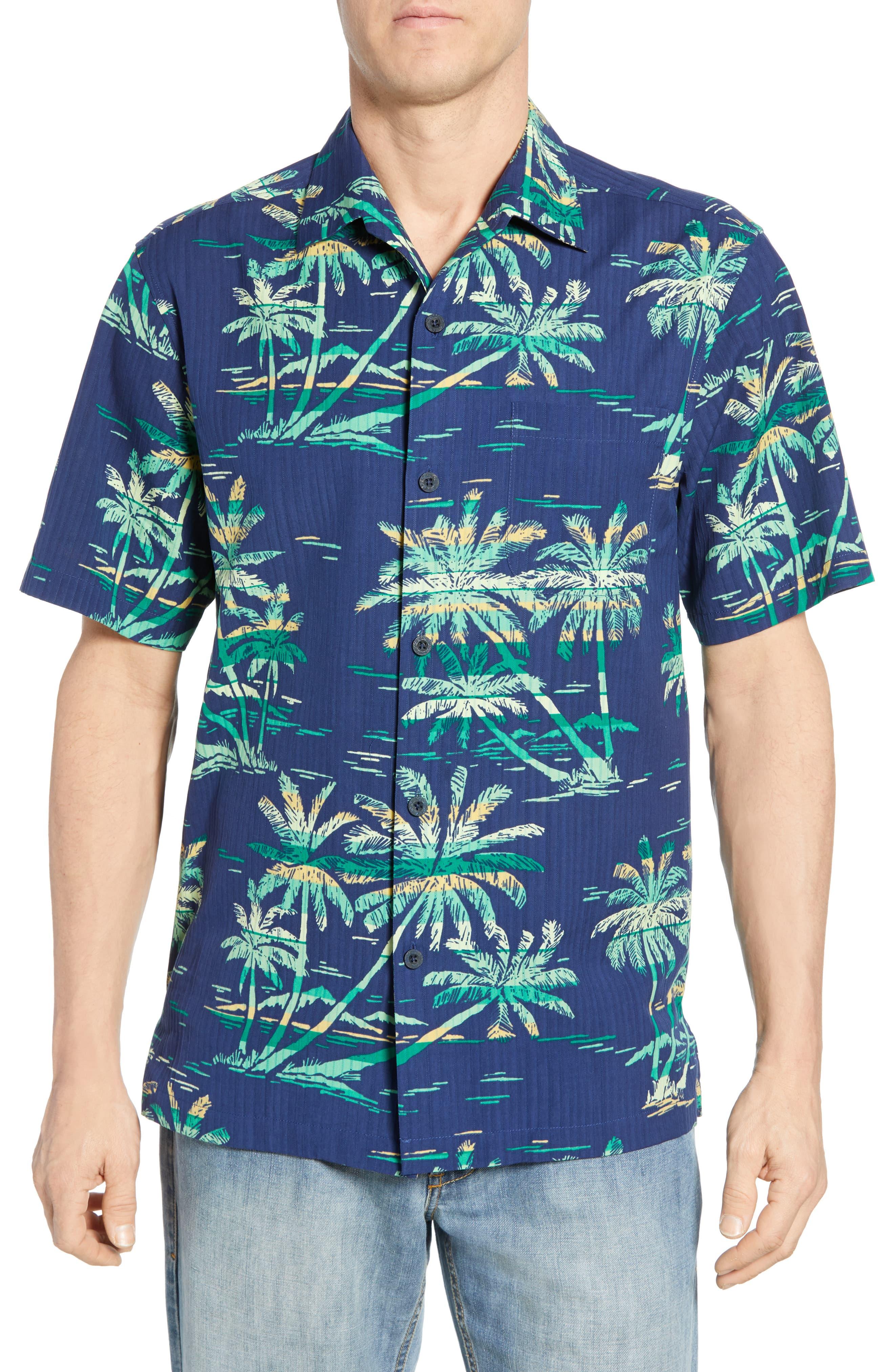 Tommy Bahama Island Groove Classic Fit Sport Shirt in Blue for Men - Lyst