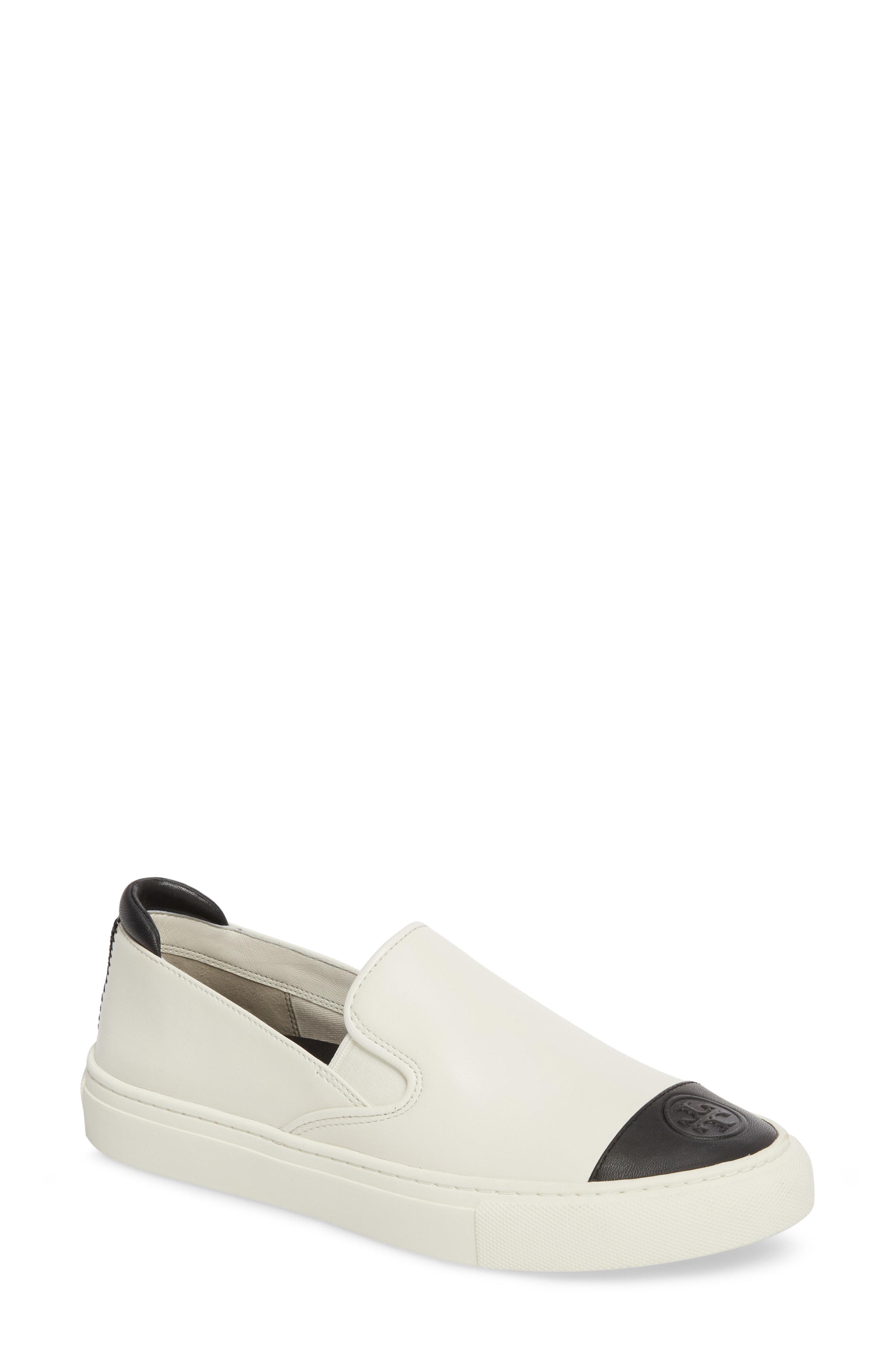 Lyst - Tory Burch Colorblock Slip-on Sneaker in White