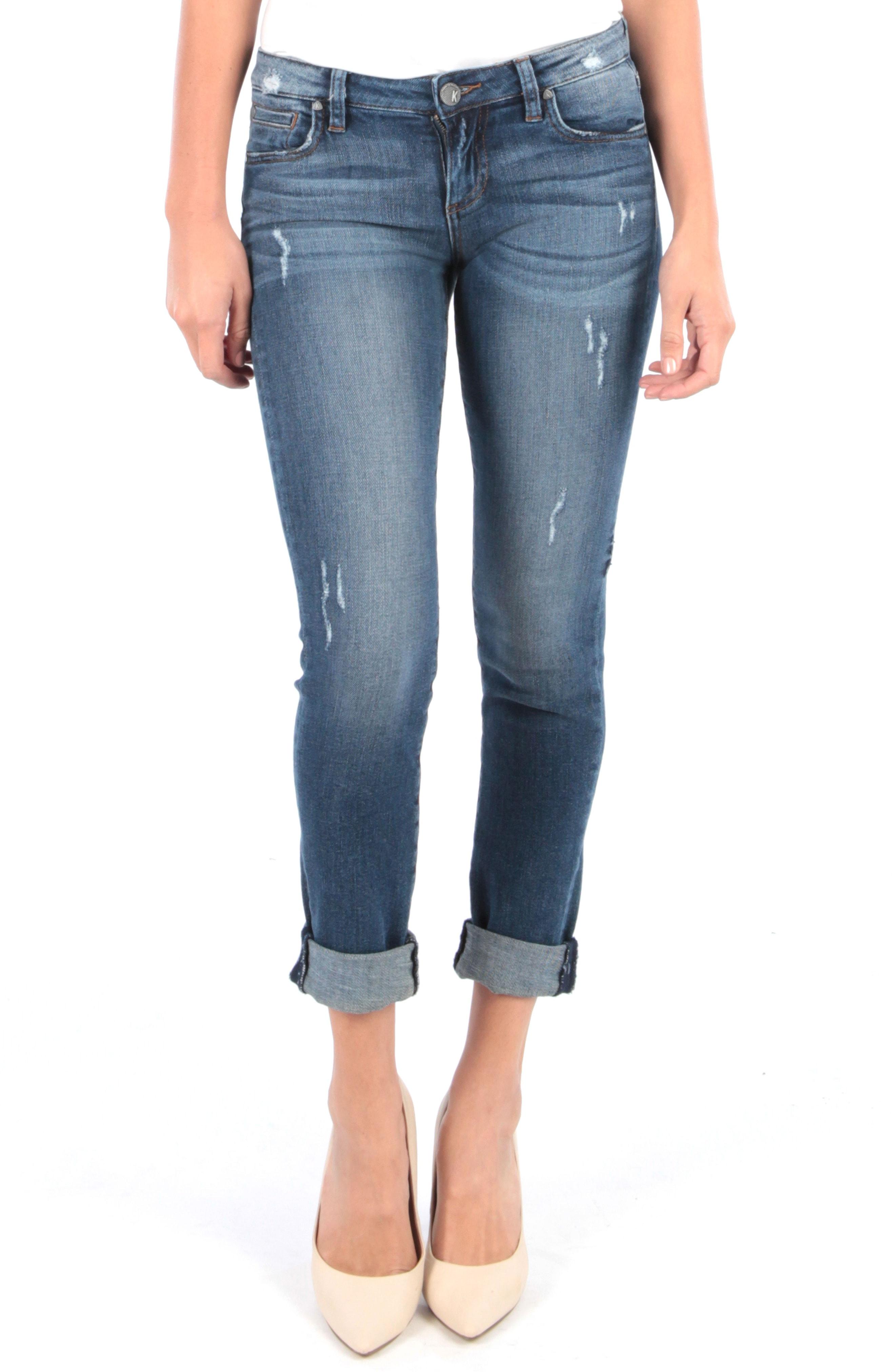 Lyst - Kut From The Kloth Catherine Boyfriend Jeans in Blue