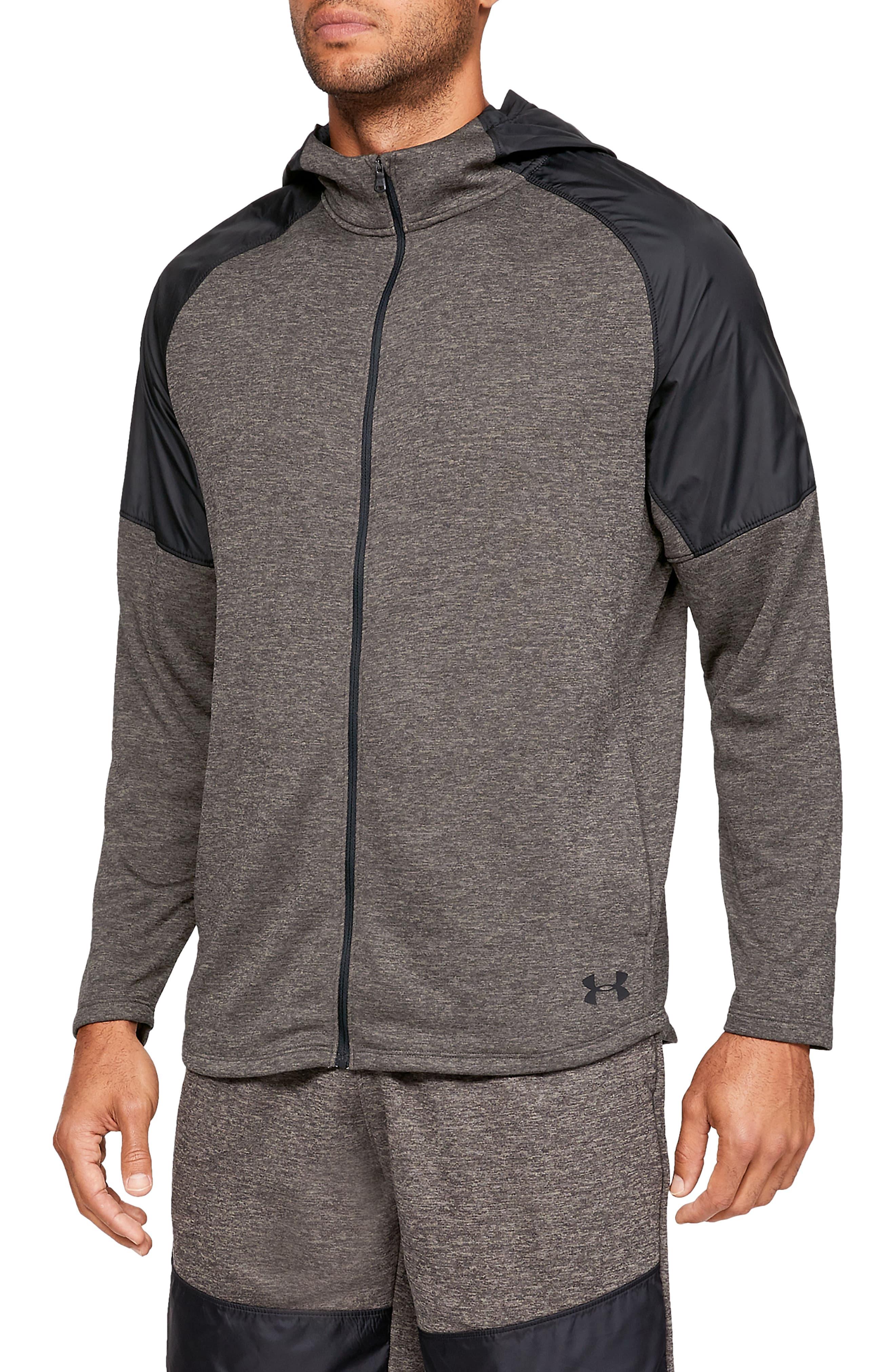 under armour men's sportstyle woven full zip jacket