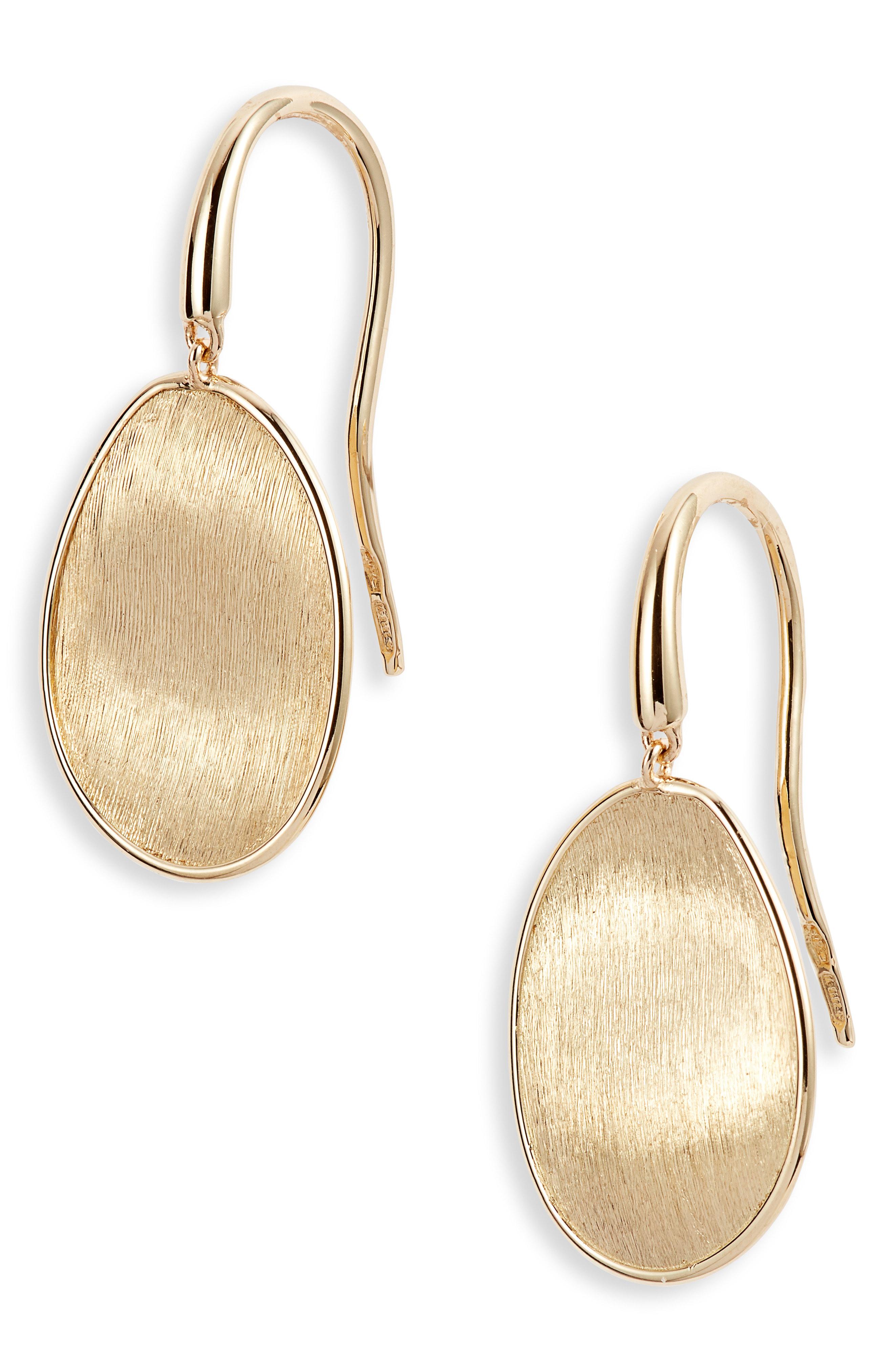 Lyst Marco Bicego Lunaria Drop Earrings in Metallic