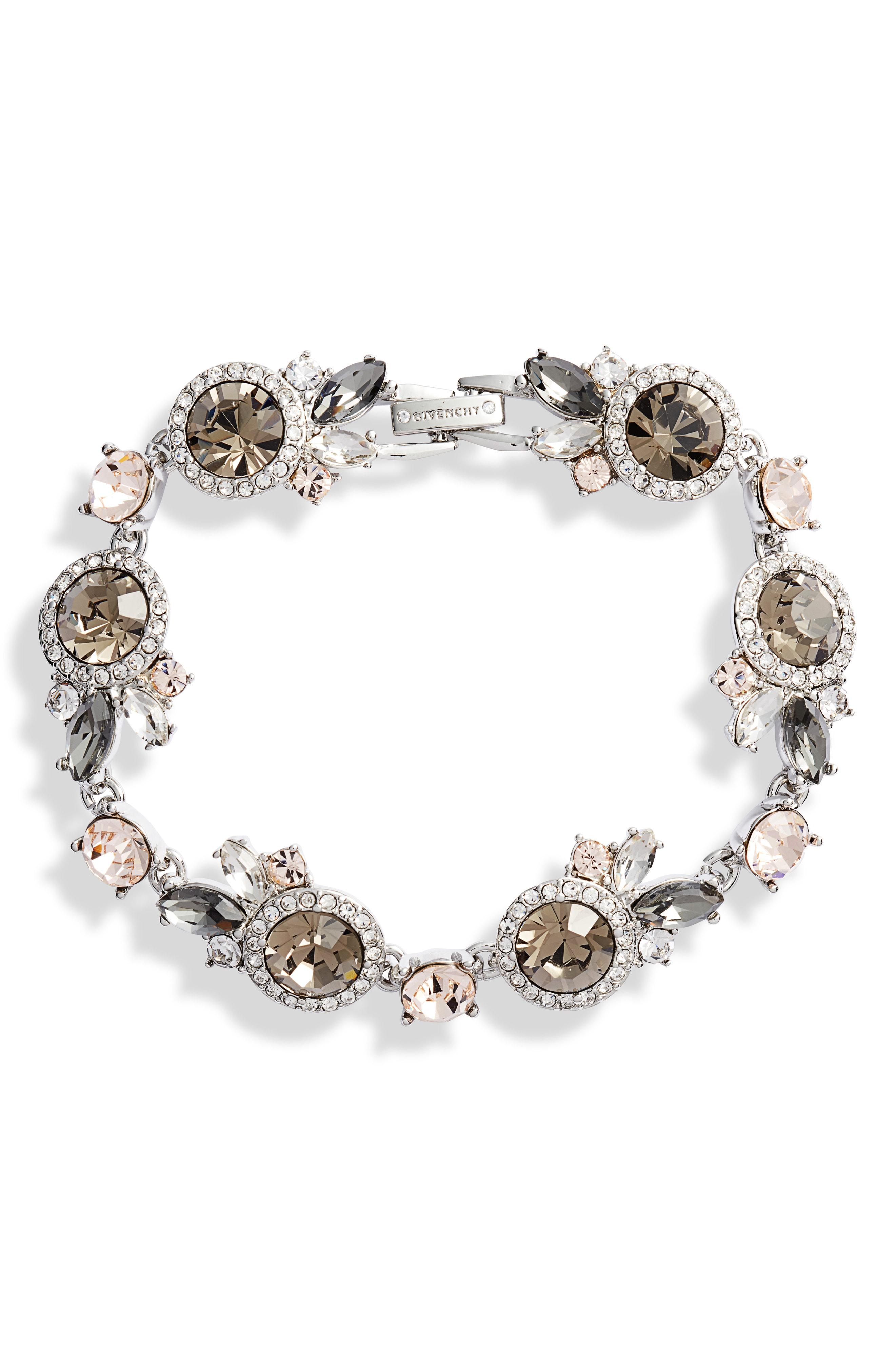 Lyst Givenchy Flex Crystal Bracelet in Metallic