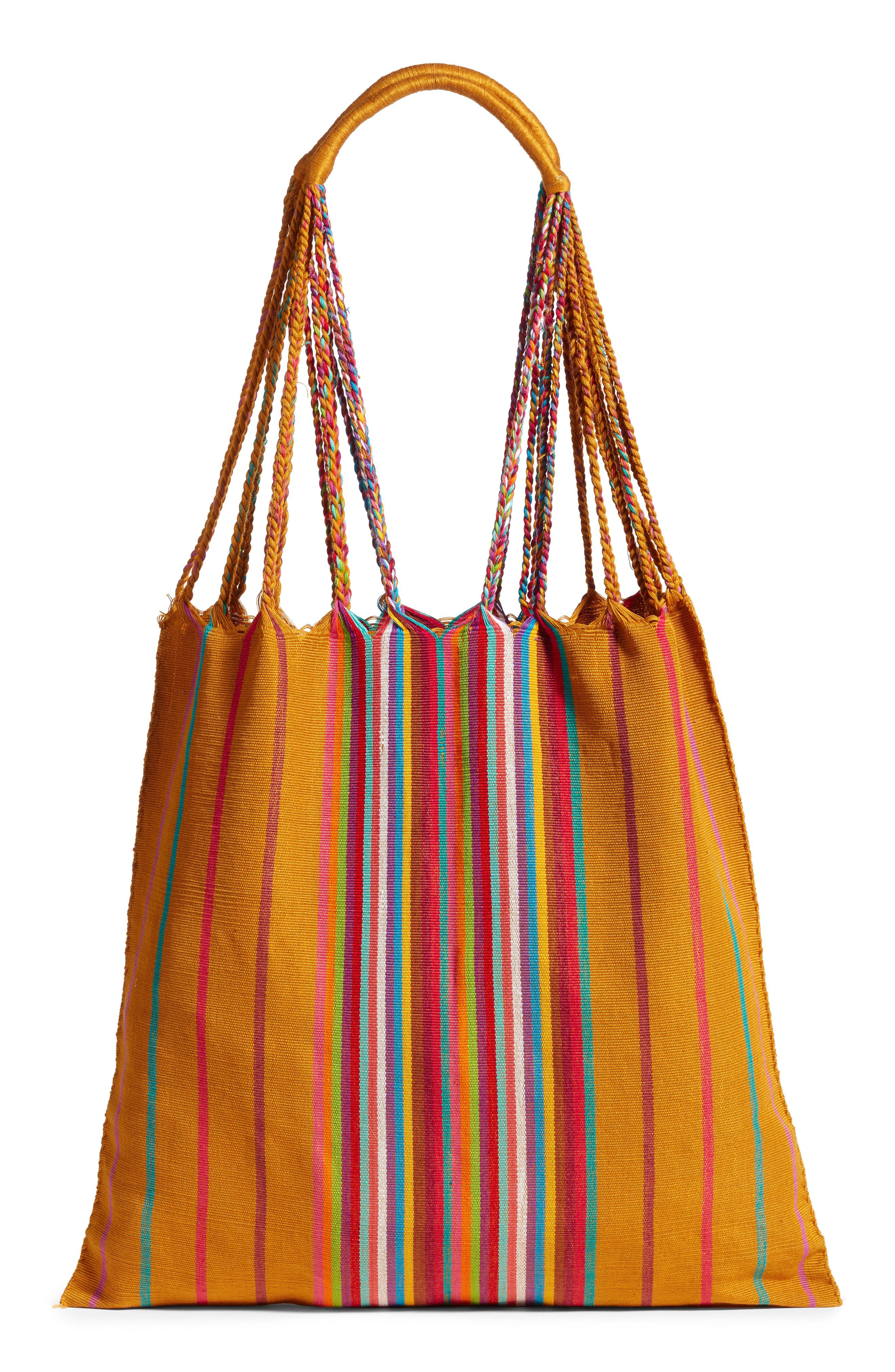 Lyst Luz Collection Las Rayas Tote In Yellow Luz Collection Women S Yellow Las Rayas Tote