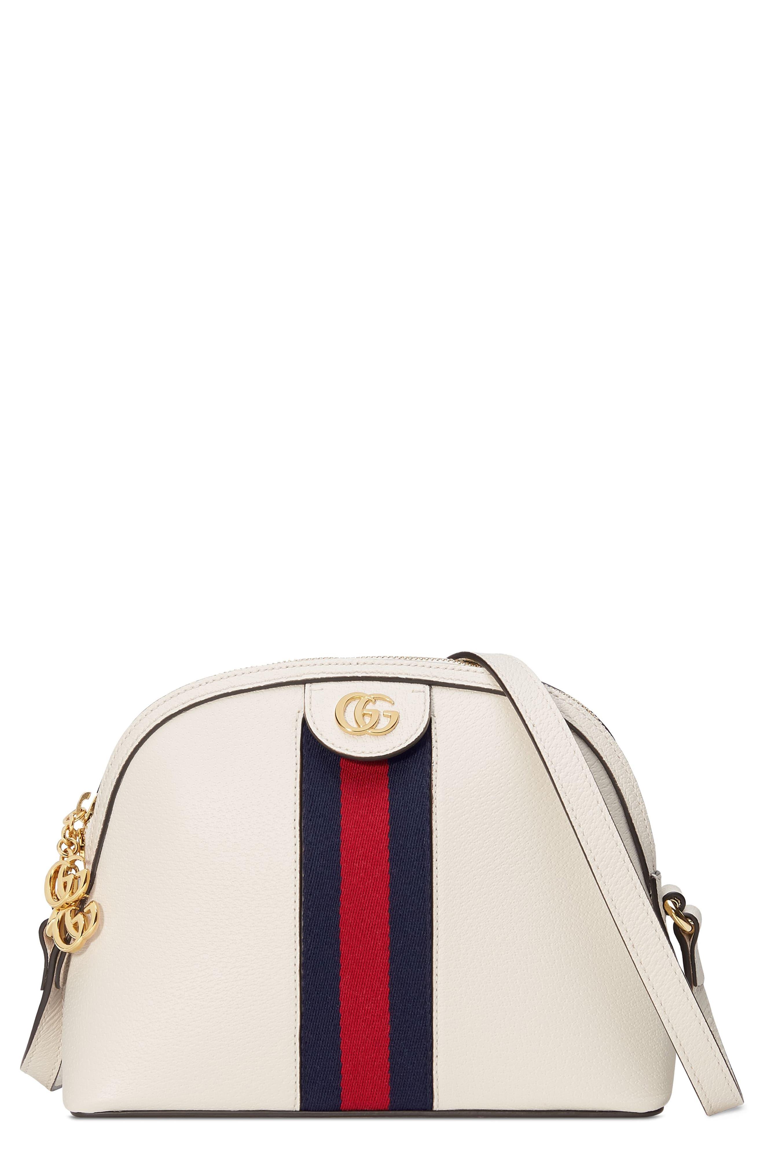 Gucci Small Ophidia Leather Shoulder Bag - Lyst