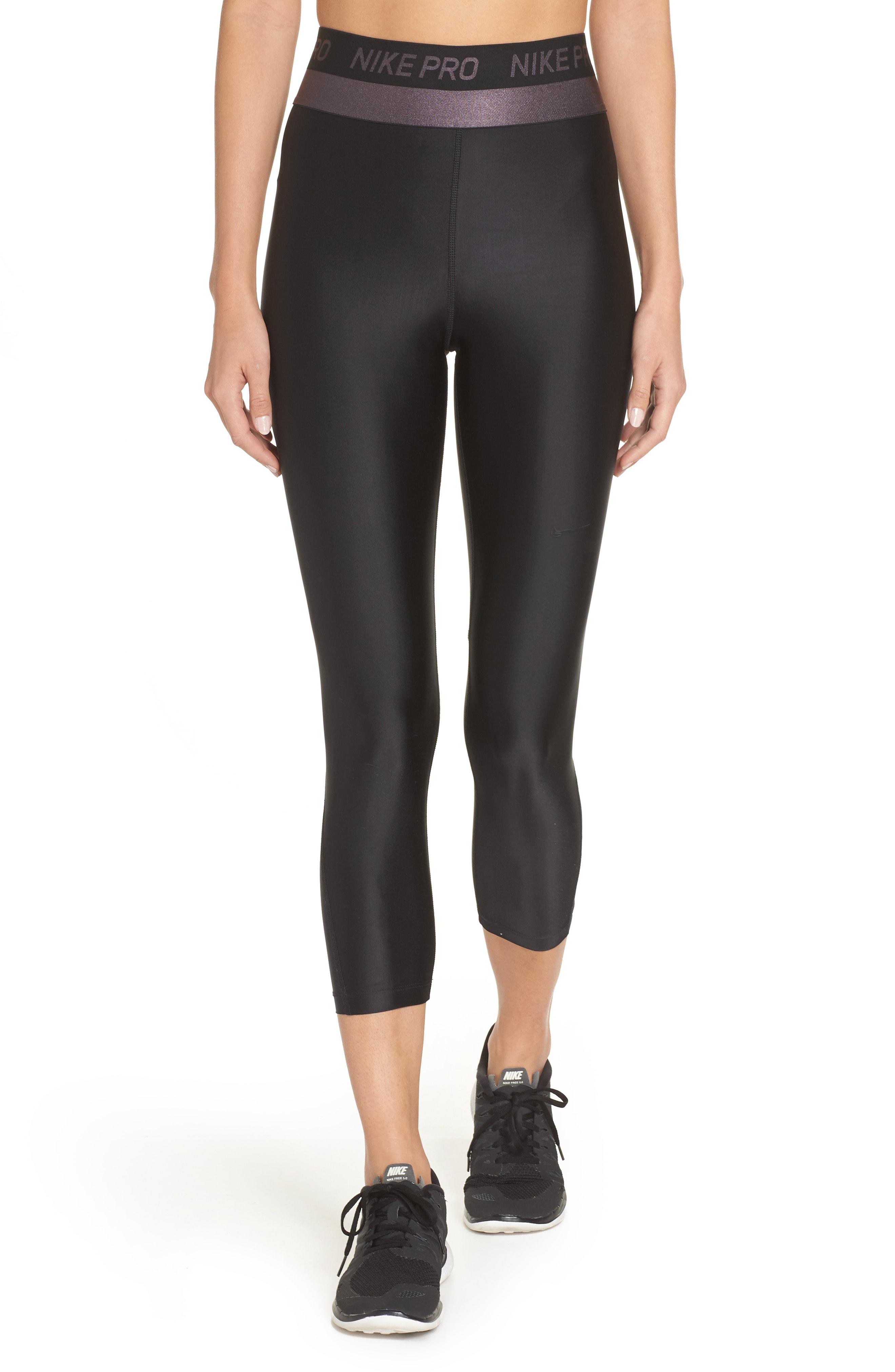 nike pro leggings cropped