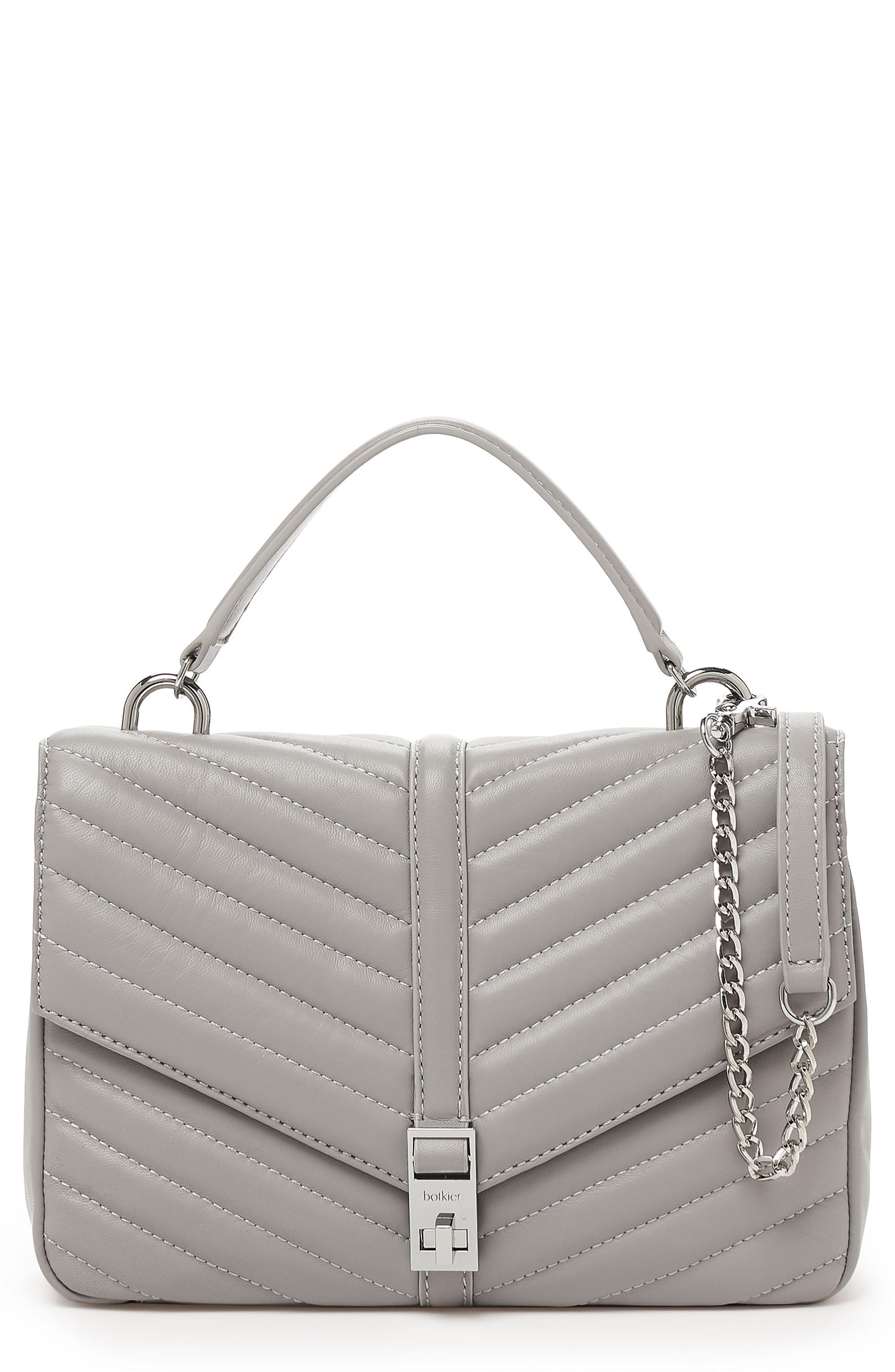 Lyst Botkier Dakota Quilted Leather Top Handle Bag In Gray Gallery