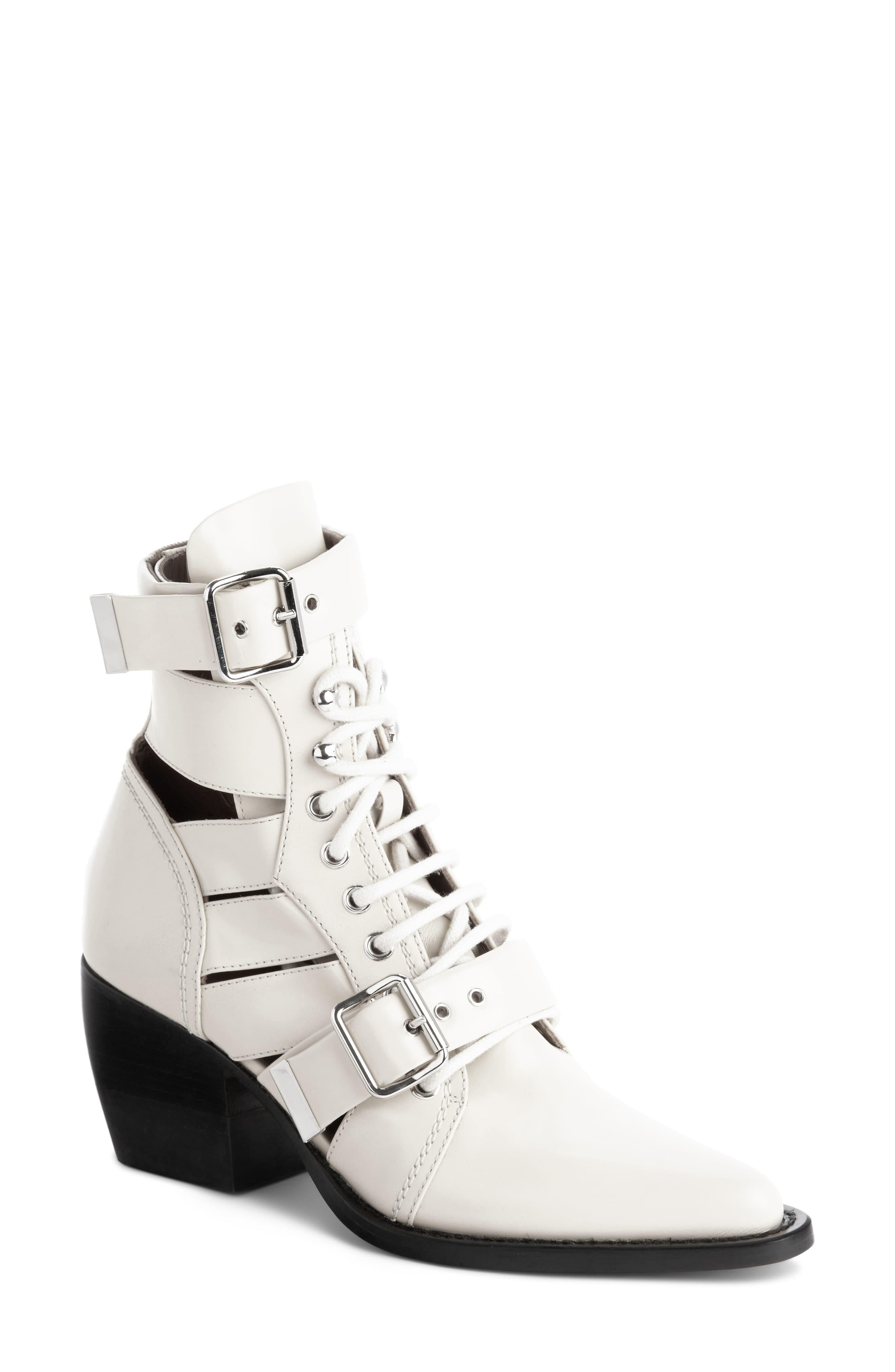 chloe rylee boots white