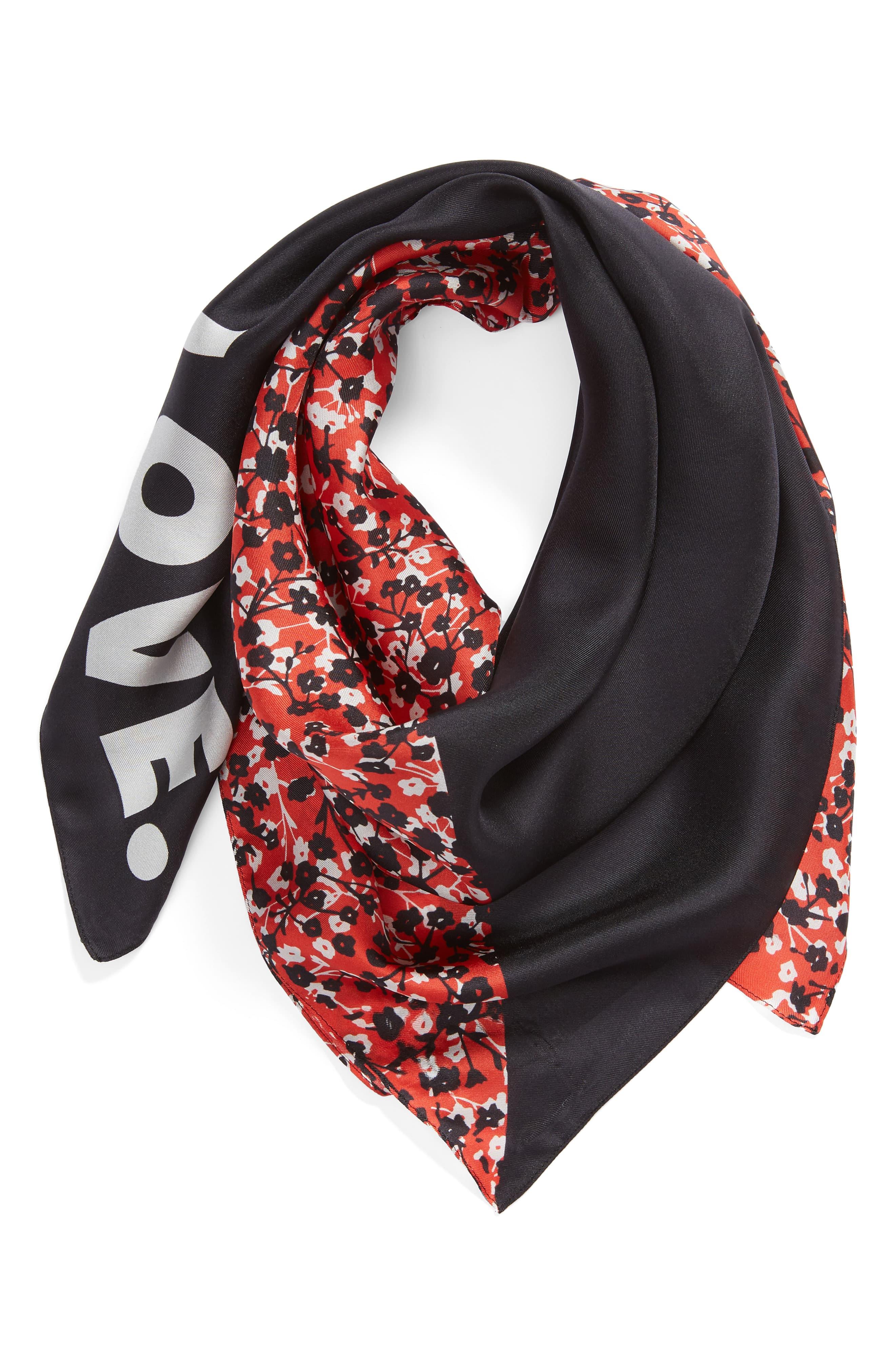 Rebecca Minkoff Mini Pop Square Silk Scarf - Lyst