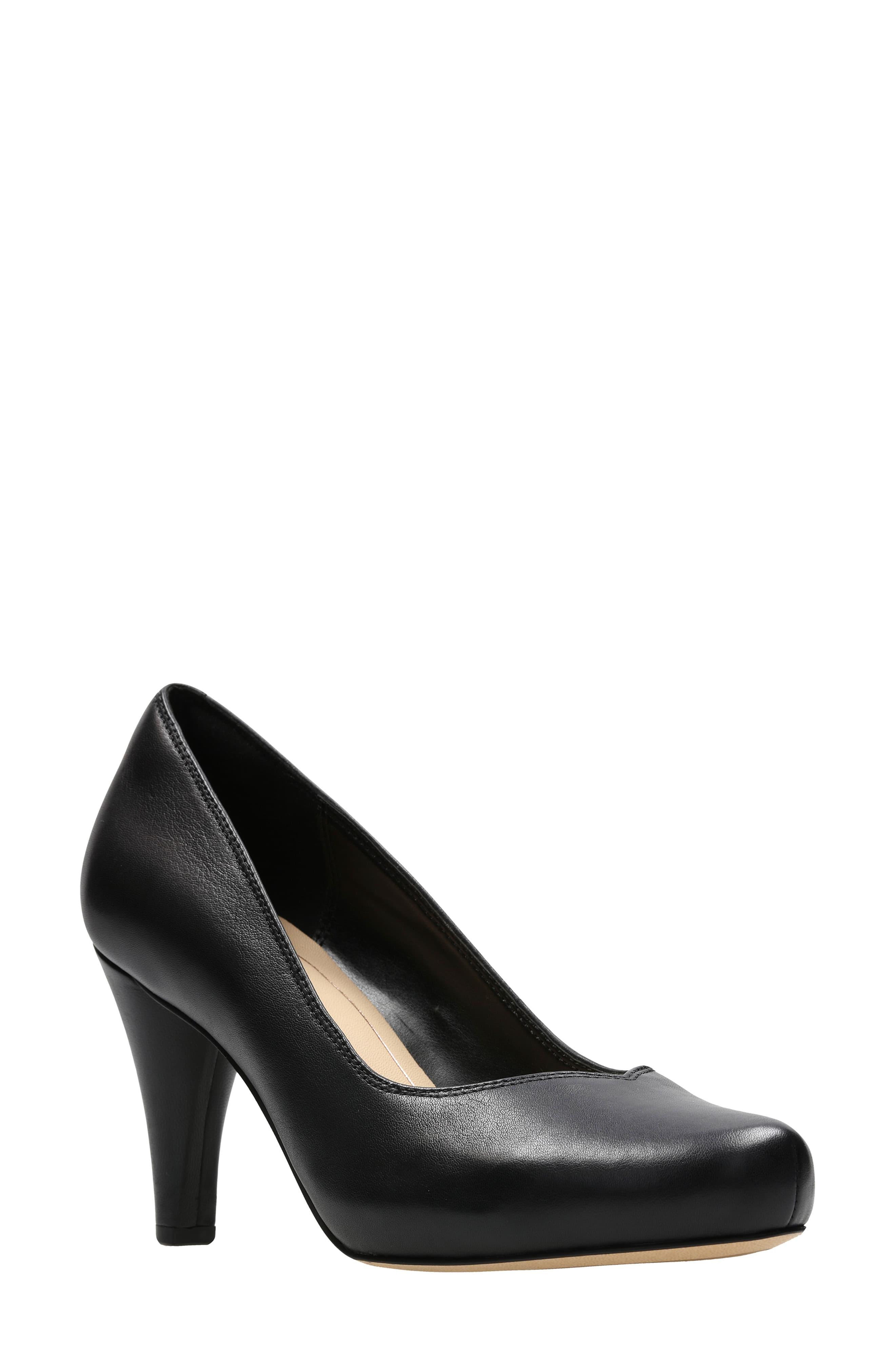 clarks pumps rose