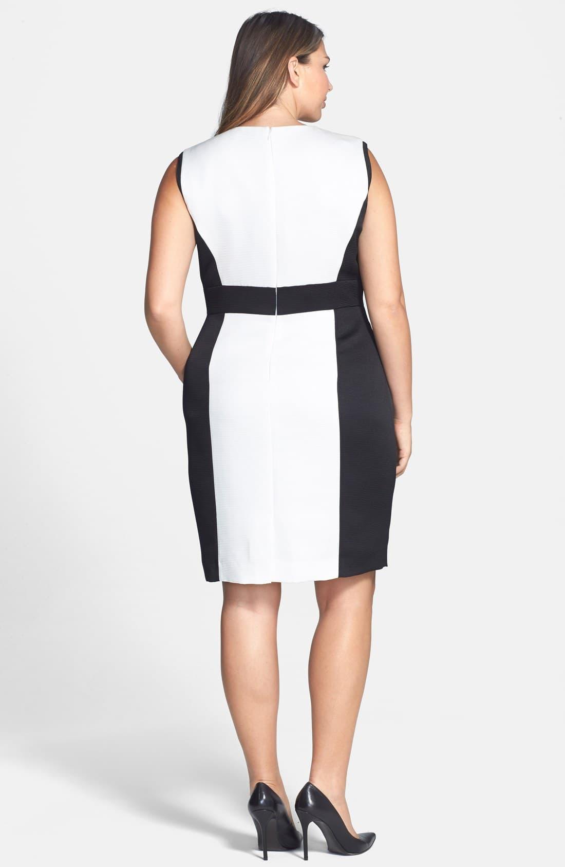tahari black gown