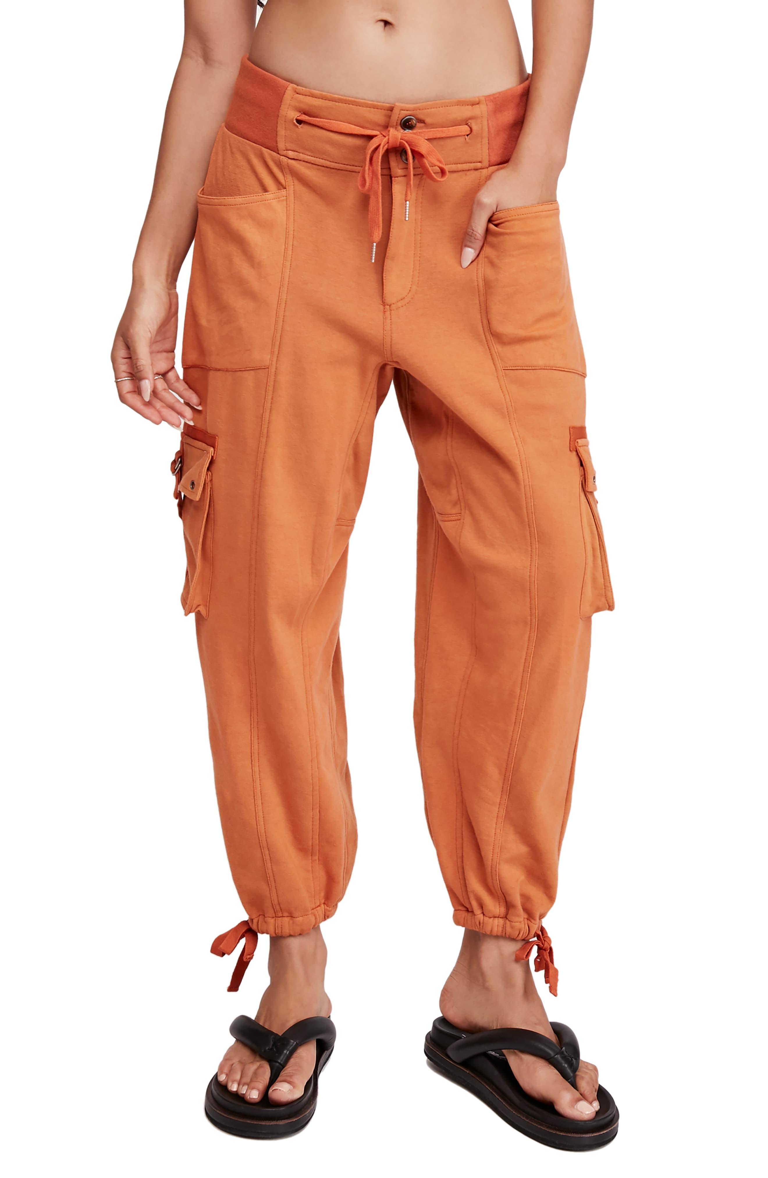 Free People Semi Charmed Jogger Pants in Orange - Save 41% - Lyst