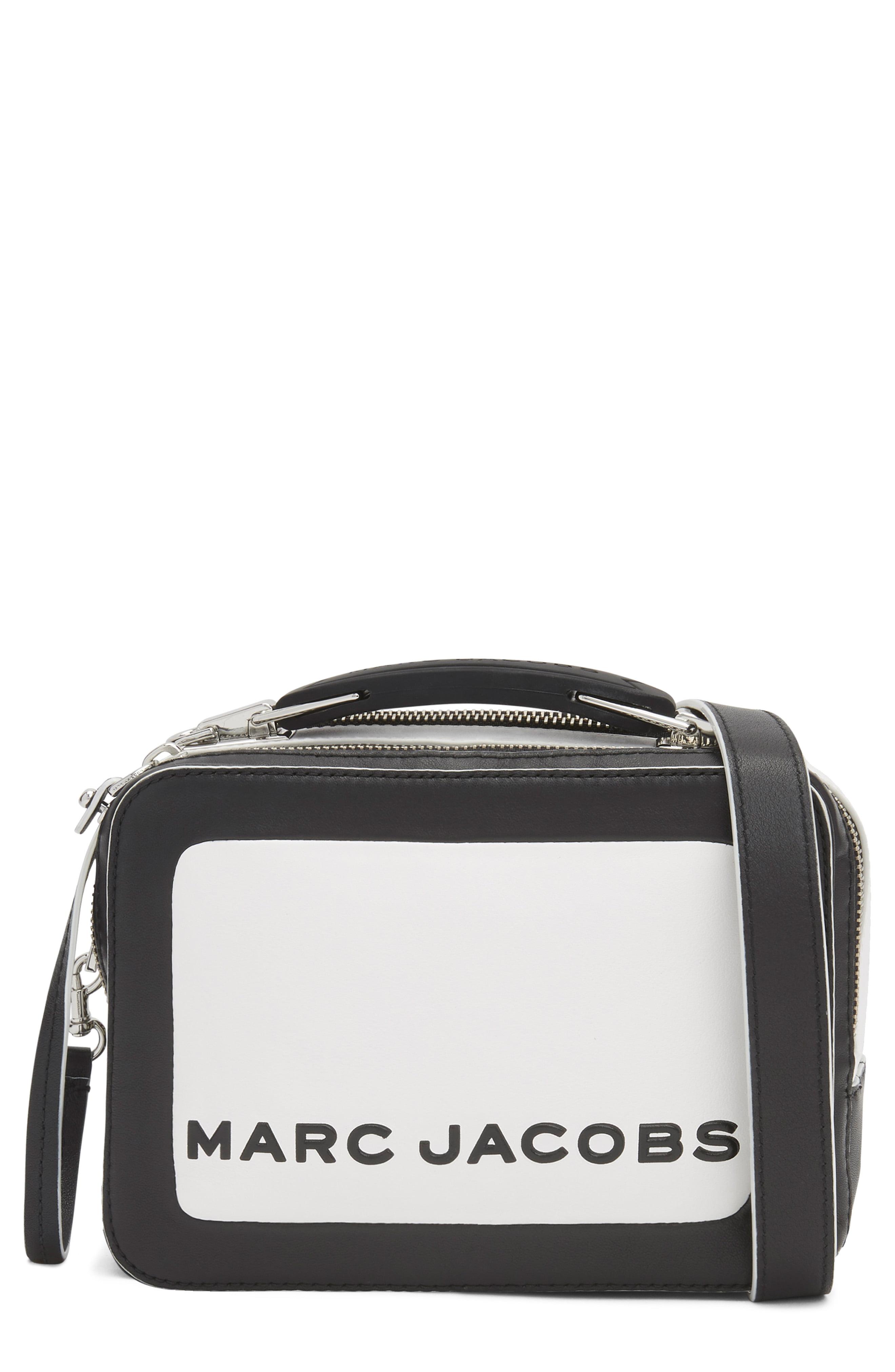Lyst - Marc Jacobs The Box 20 Colorblock Leather Handbag in Black