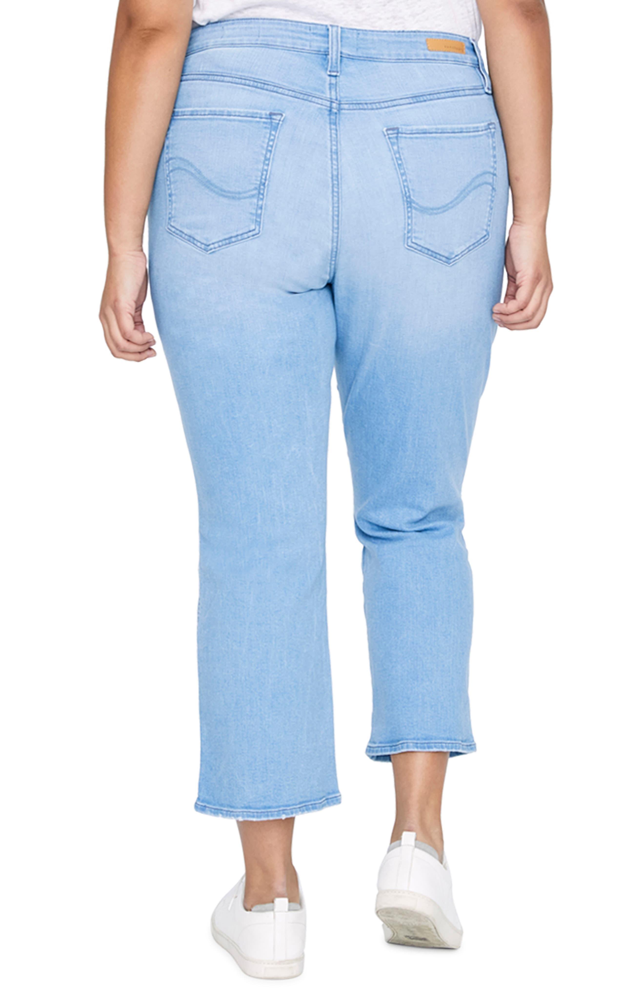 Lyst - Sanctuary Modern Standard Crop Straight Leg Jeans in Blue
