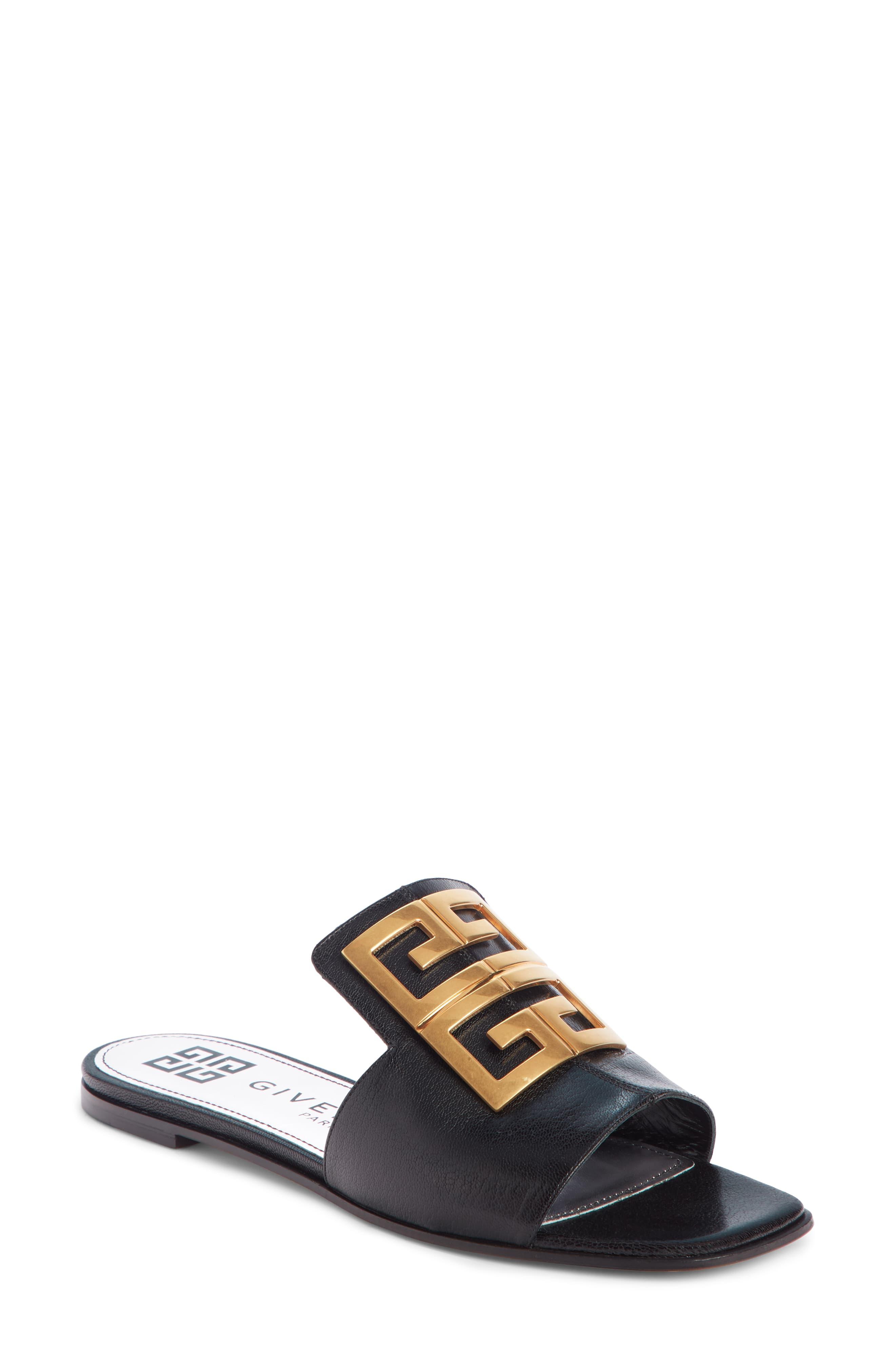givenchy 4g flat leather sandals