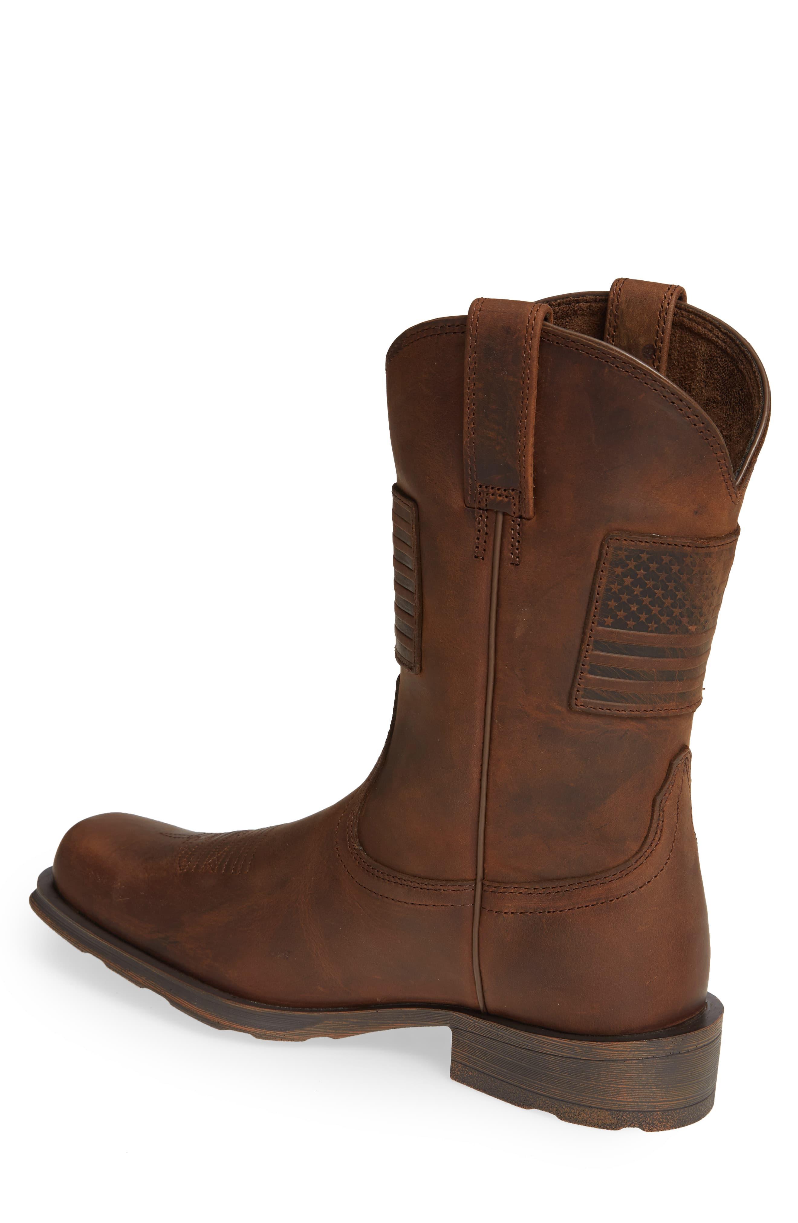 Ariat Rambler Patriot Cowboy Boot in Brown for Men Lyst