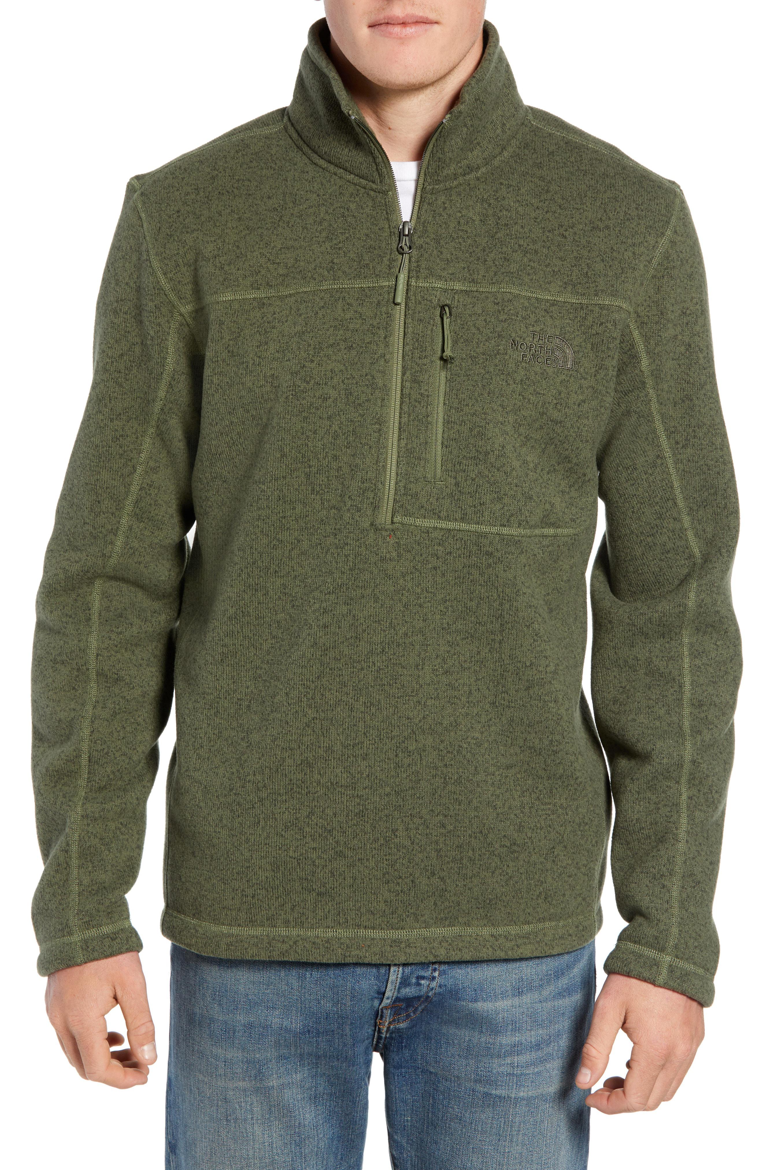 The North Face Gordon Lyons Quarter-zip Fleece Jacket in Green for Men ...