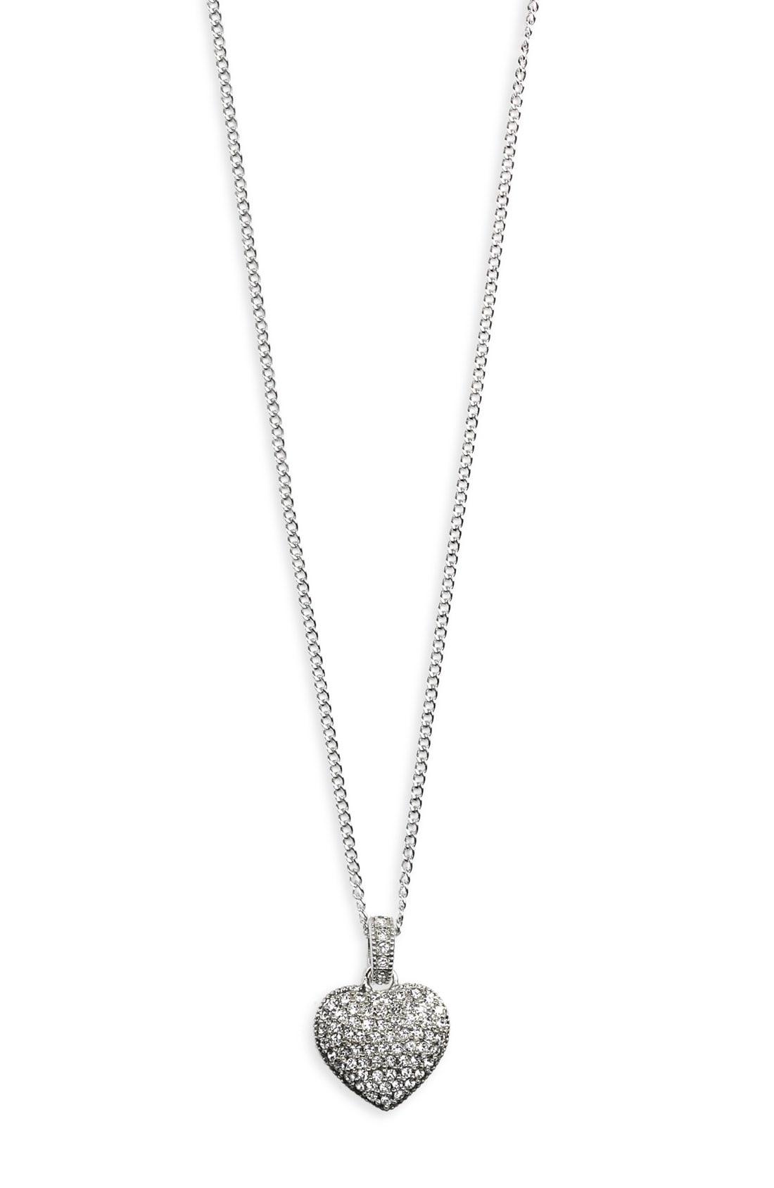 Lyst - Judith Jack Reversible Pave Heart Pendant Necklace in Metallic