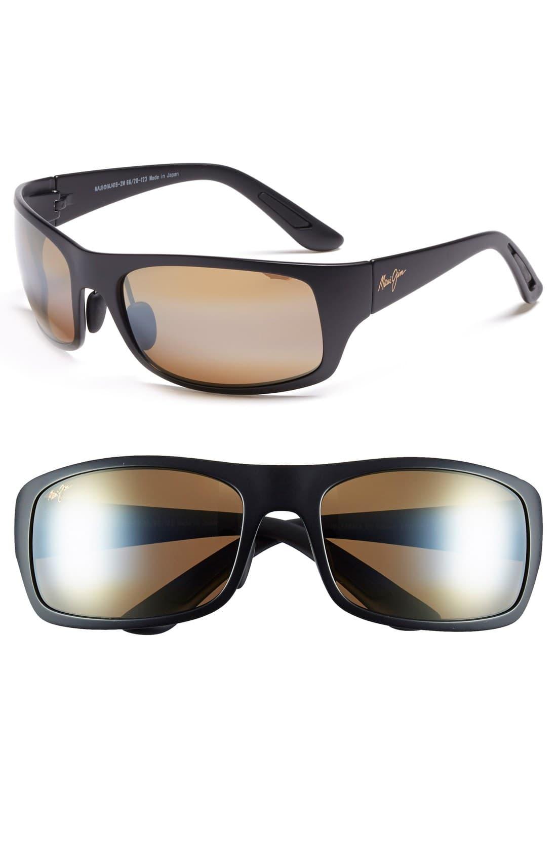 Maui Jim 'haleakala - 66mm Polarizedplus2' Polarized Wrap Sunglasses in ...