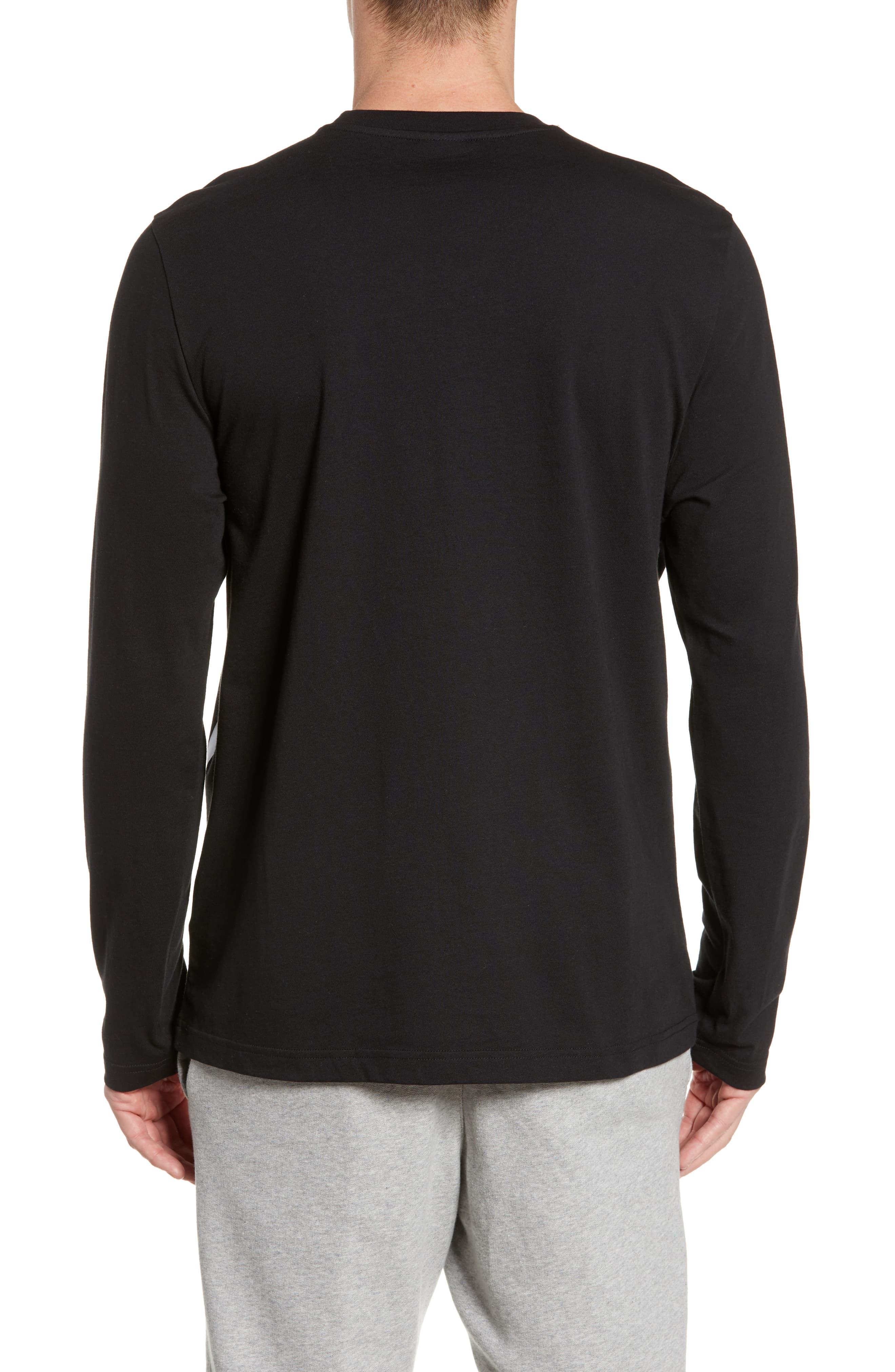 Reebok Classic Vector Logo Long Sleeve T-shirt in Black for Men - Save ...