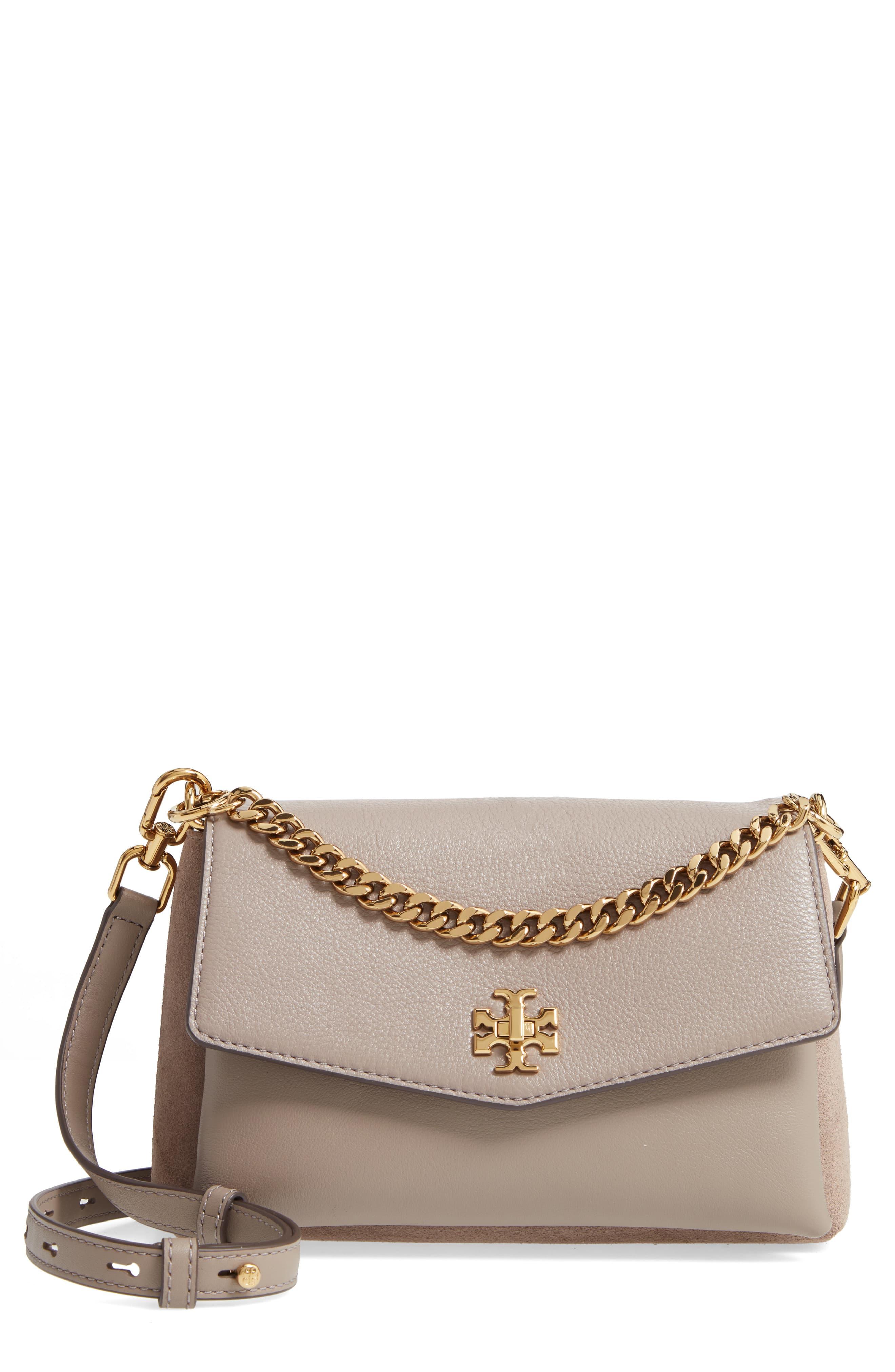 Tory Burch Kira Mixed Leather Crossbody Bag Lyst