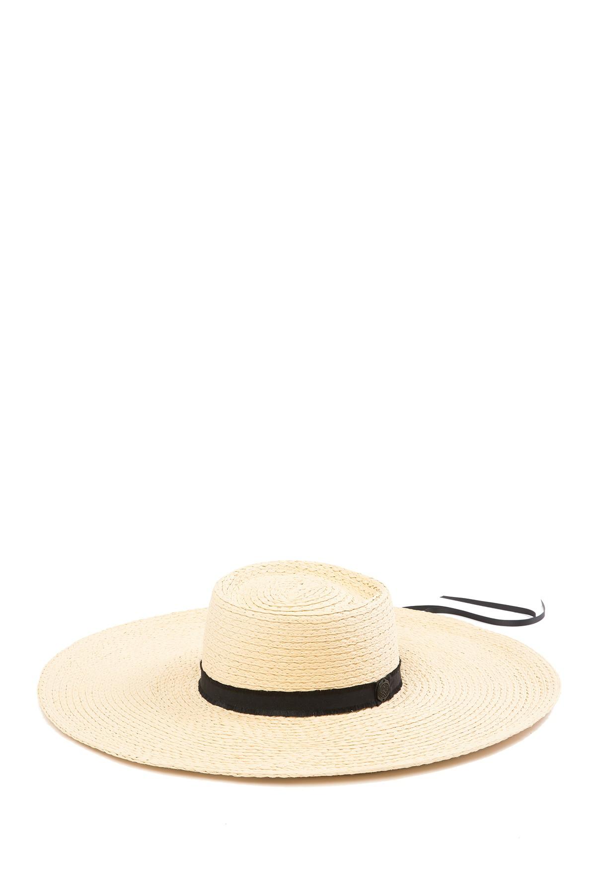 Vince Camuto Wide Brim Straw Gaucho Hat in Natural Lyst