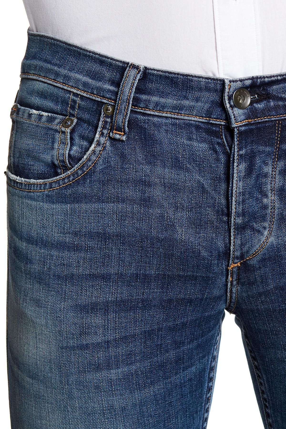 Lyst - Rag & Bone Slim Fit Jeans in Blue for Men