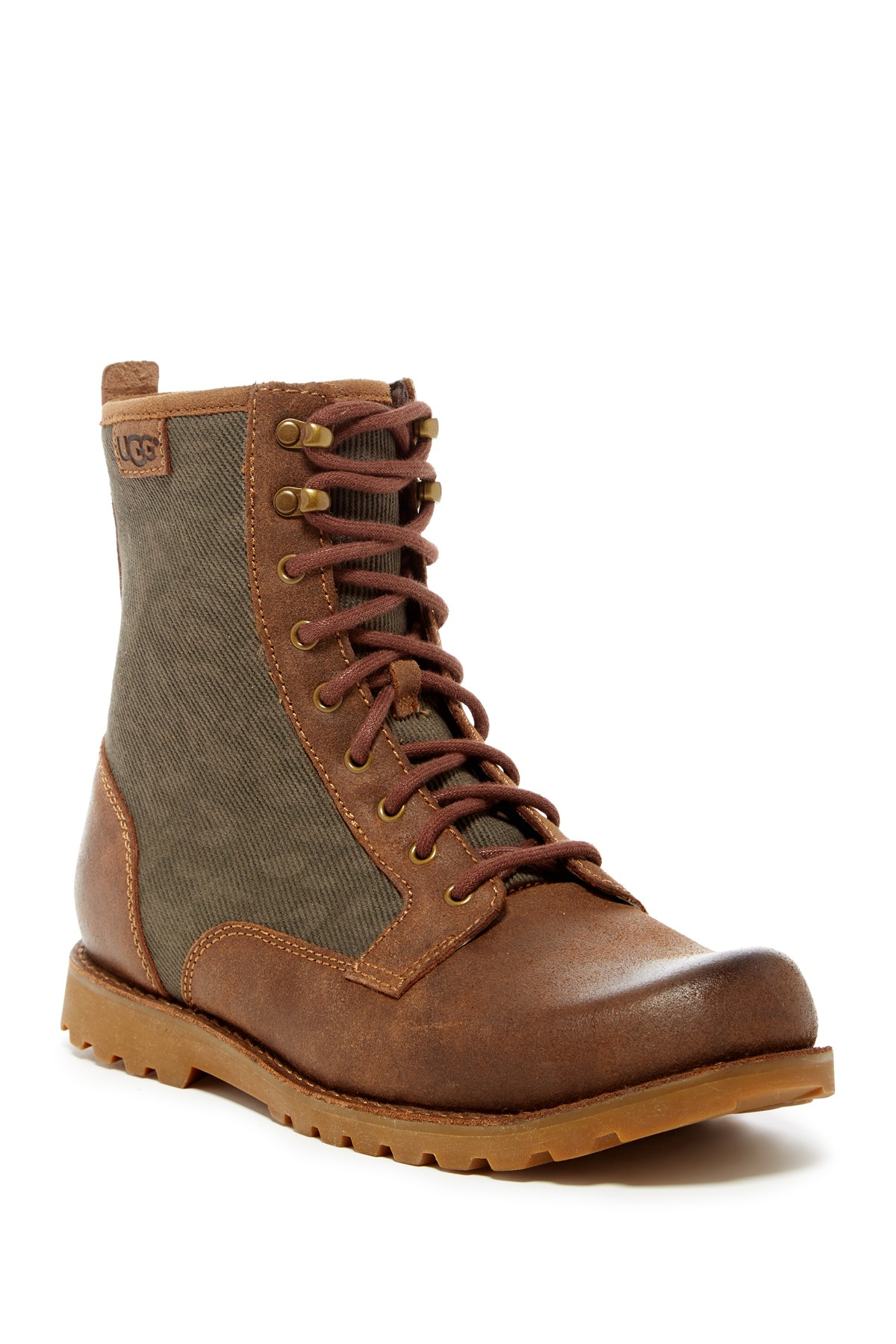 Ugg Montgomery Nubuck Lace Up Boot In Brown For Men Che