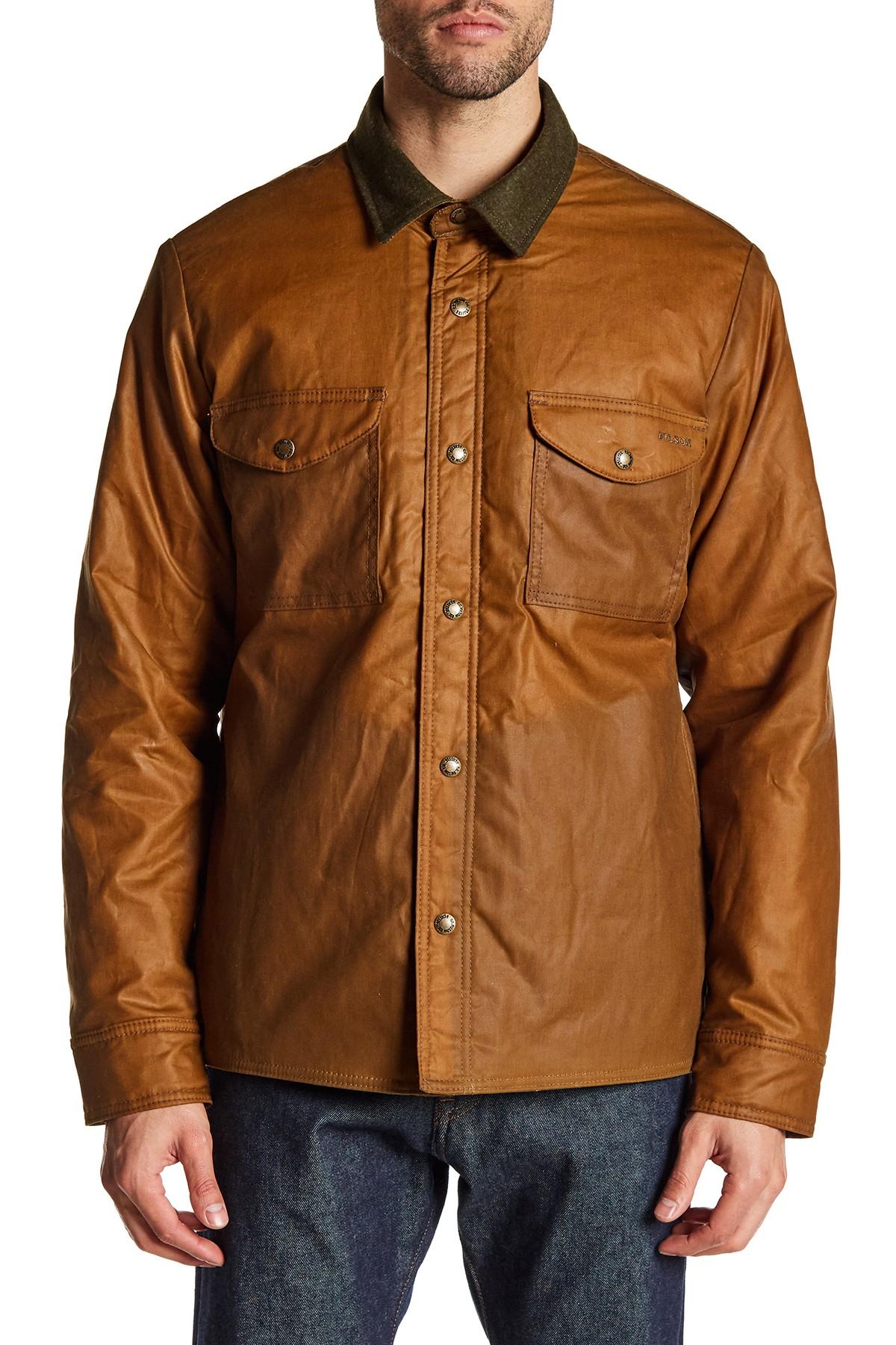 Lyst - Filson Insulated Shirt Jacket in Brown for Men