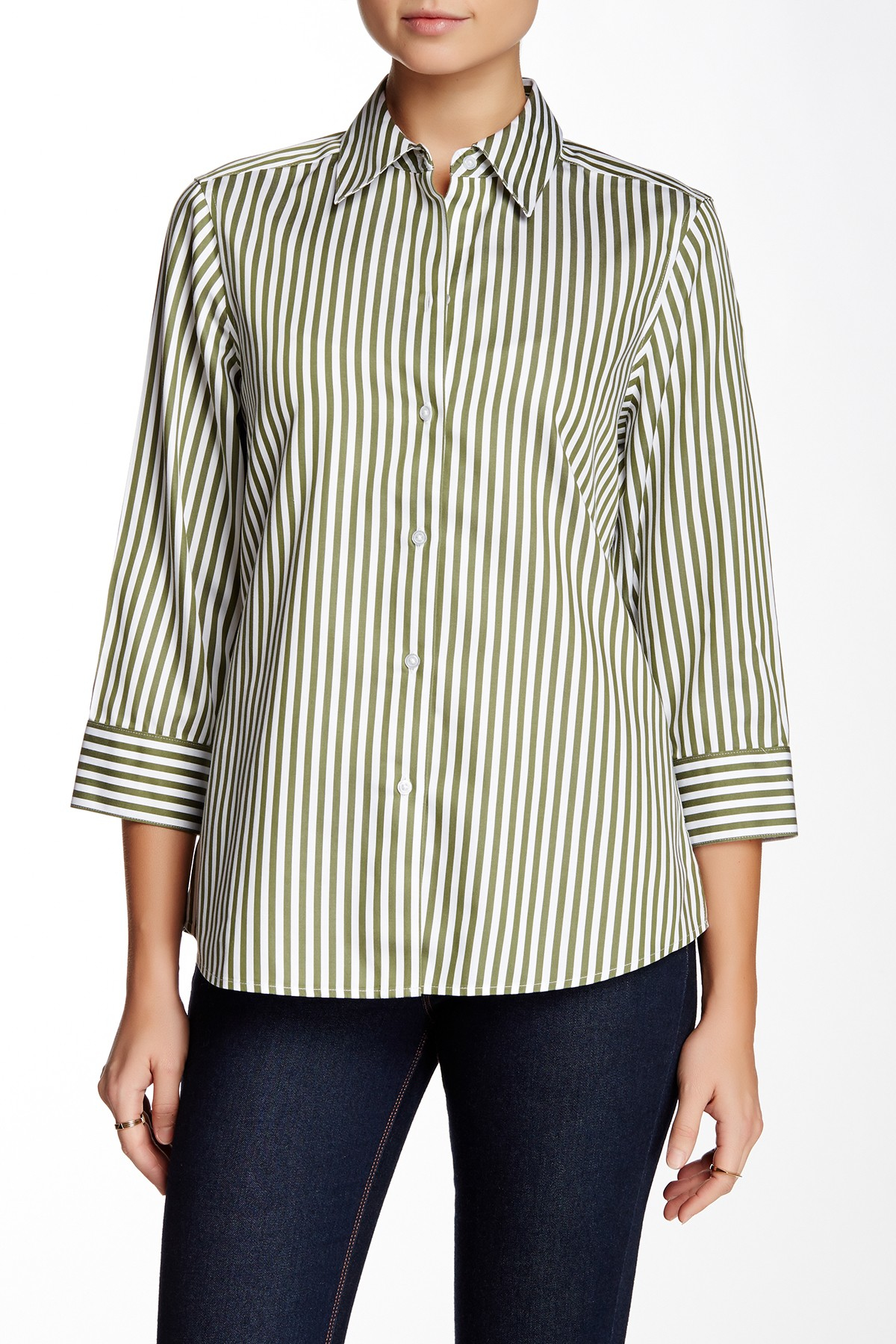 foxcroft women's blouses