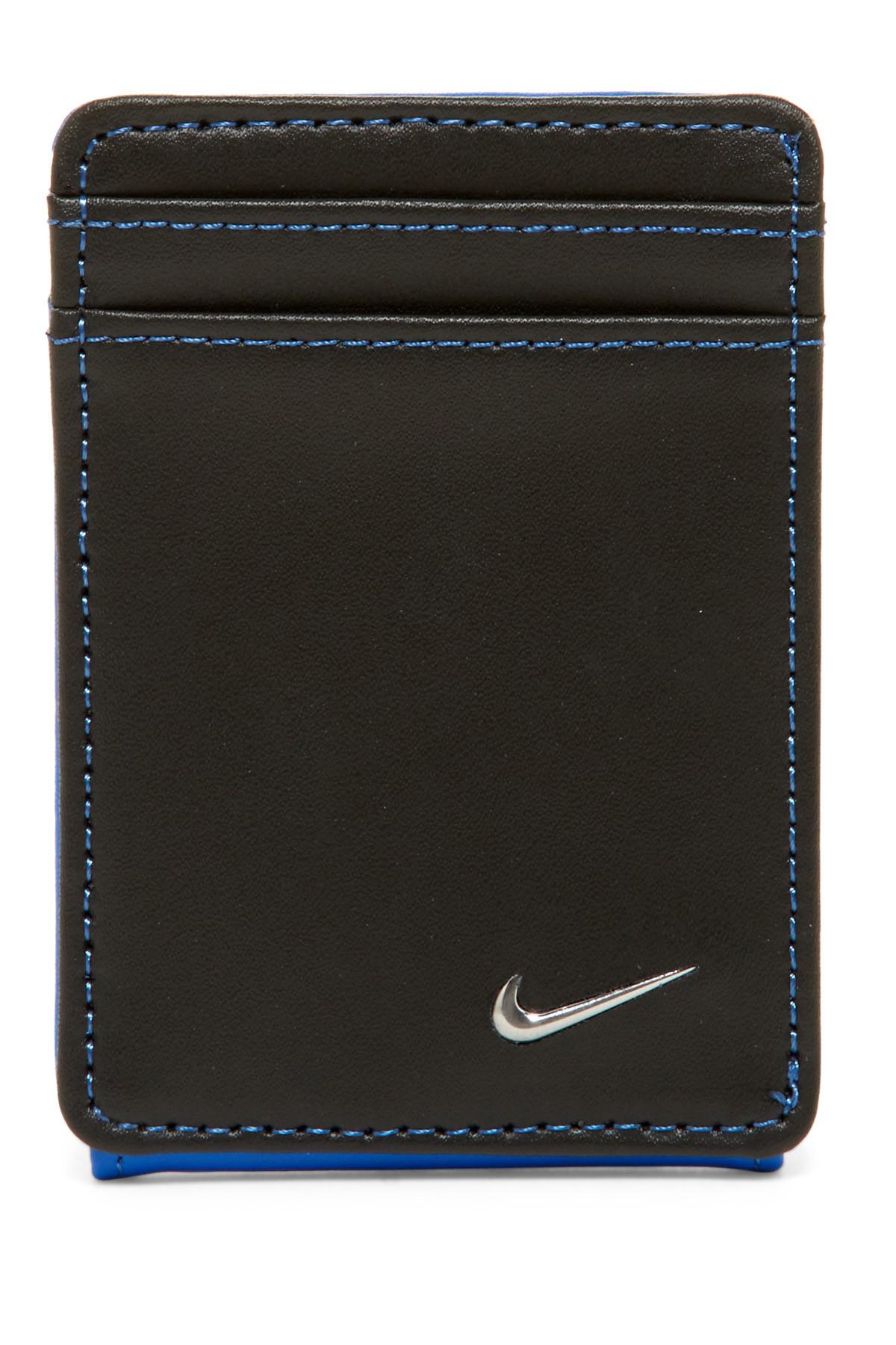 mens leather nike wallet