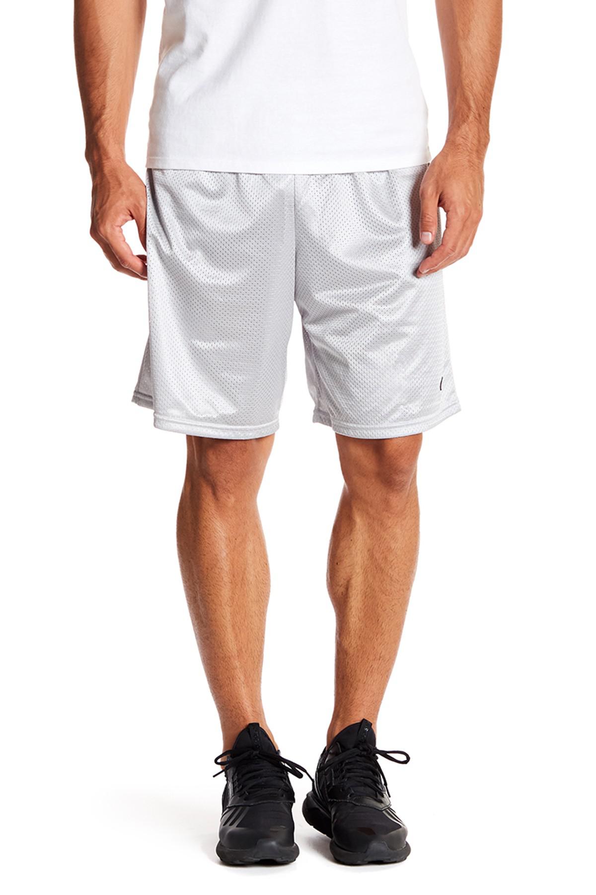 Download Champion Mesh Basketball Shorts in Gray for Men | Lyst