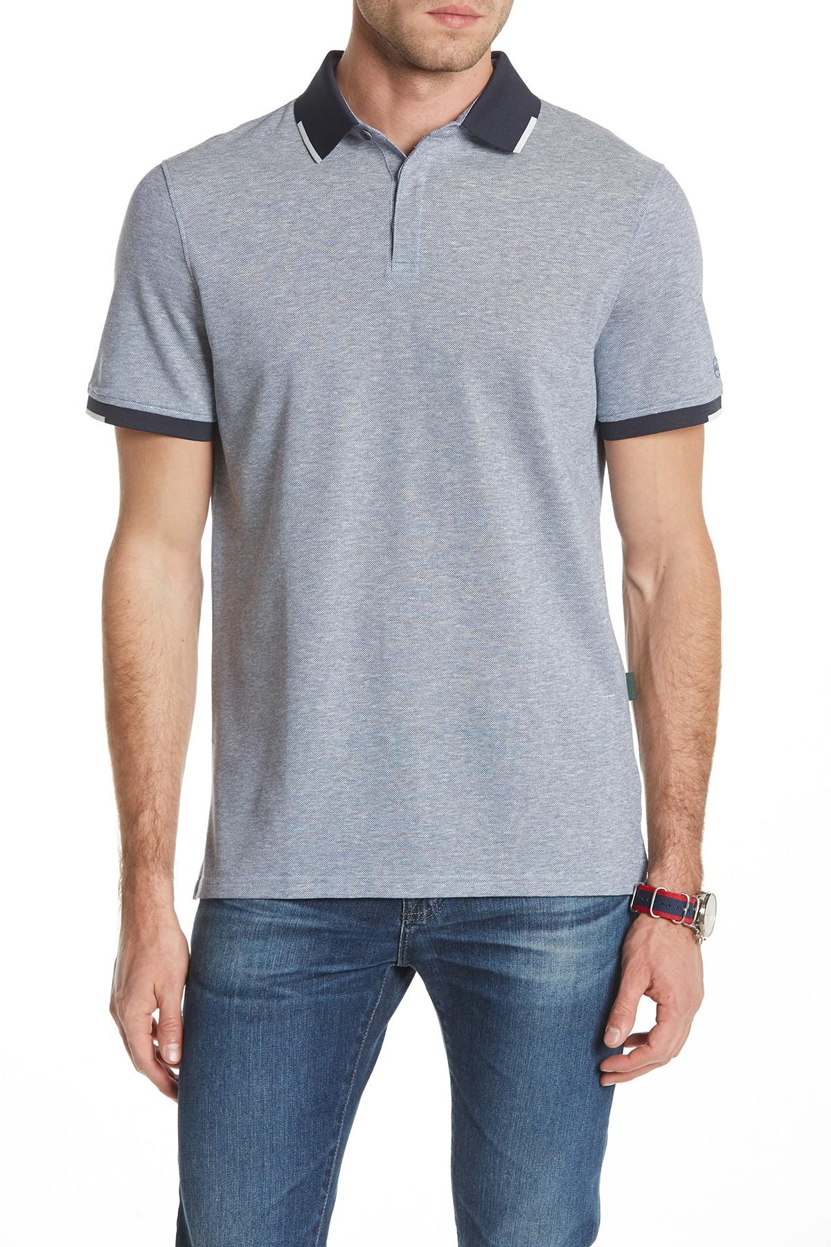 Download AG Jeans Gibson Short Sleeve Polo in Blue for Men - Lyst