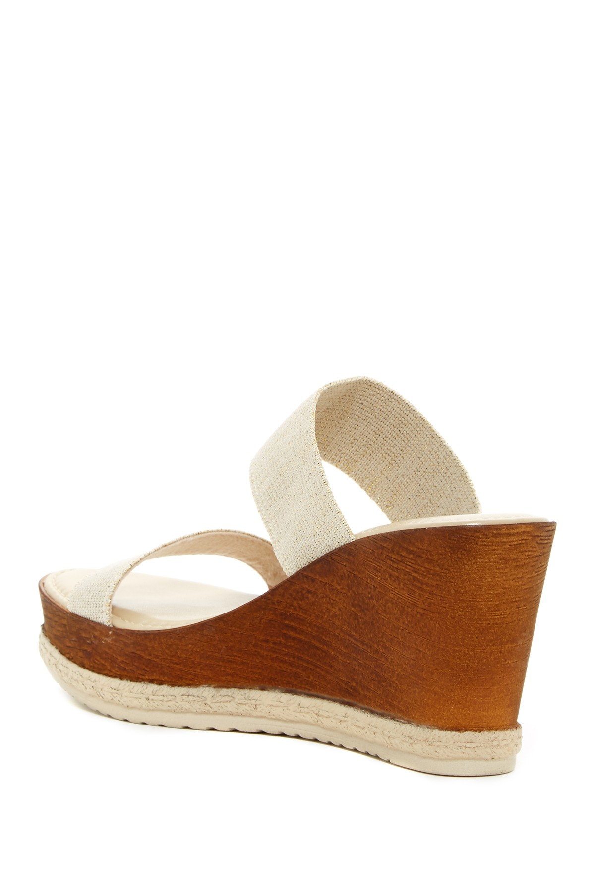 italian shoemakers wedge sandals lyst italian shoemakers dual wedge sandal italian shoemakers wedge sandals lyst italian shoemakers dual wedge sandal
