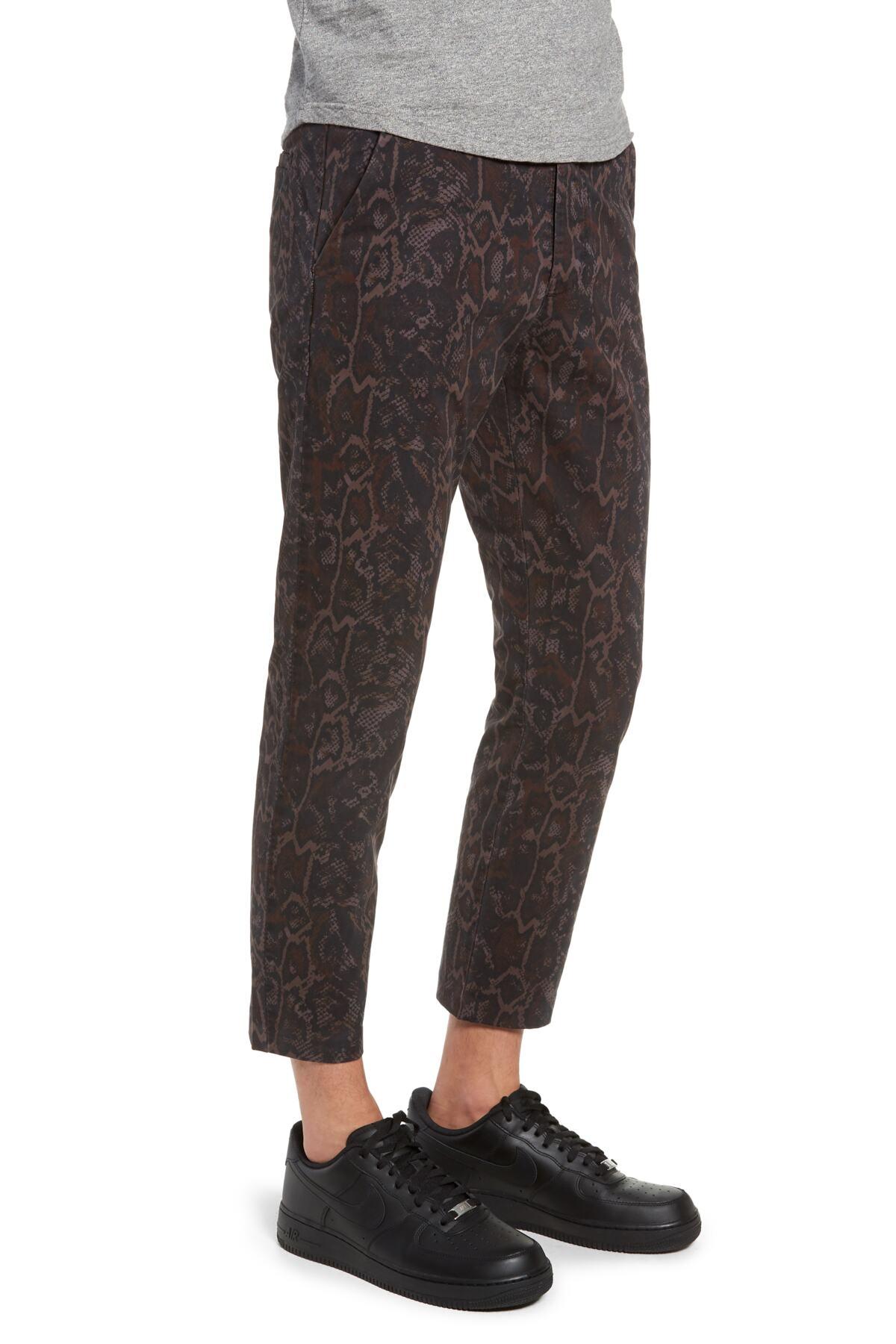 snakeskin pants