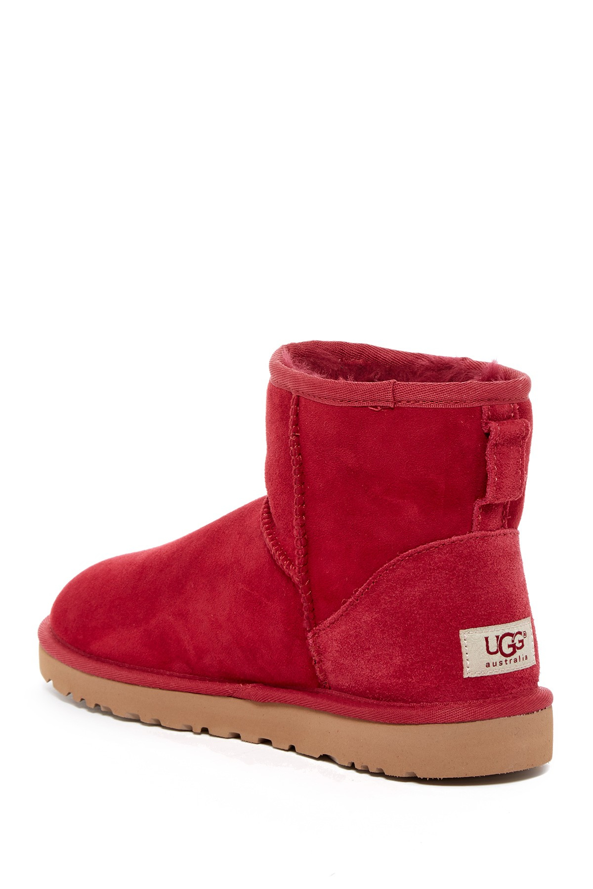 ugg selene genuine lamb fur lined boot