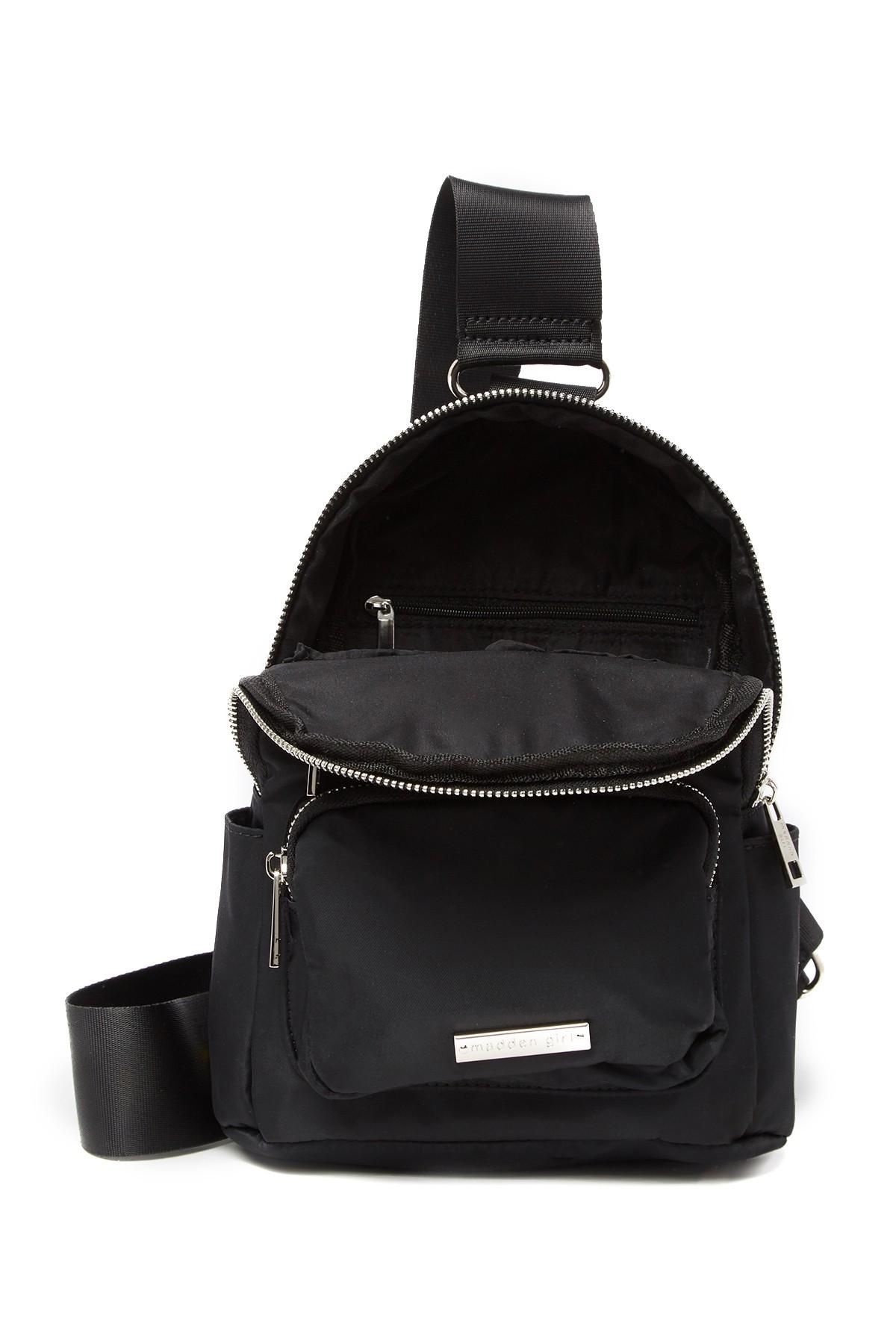 Madden Girl Nylon Sling Bag in Black Lyst