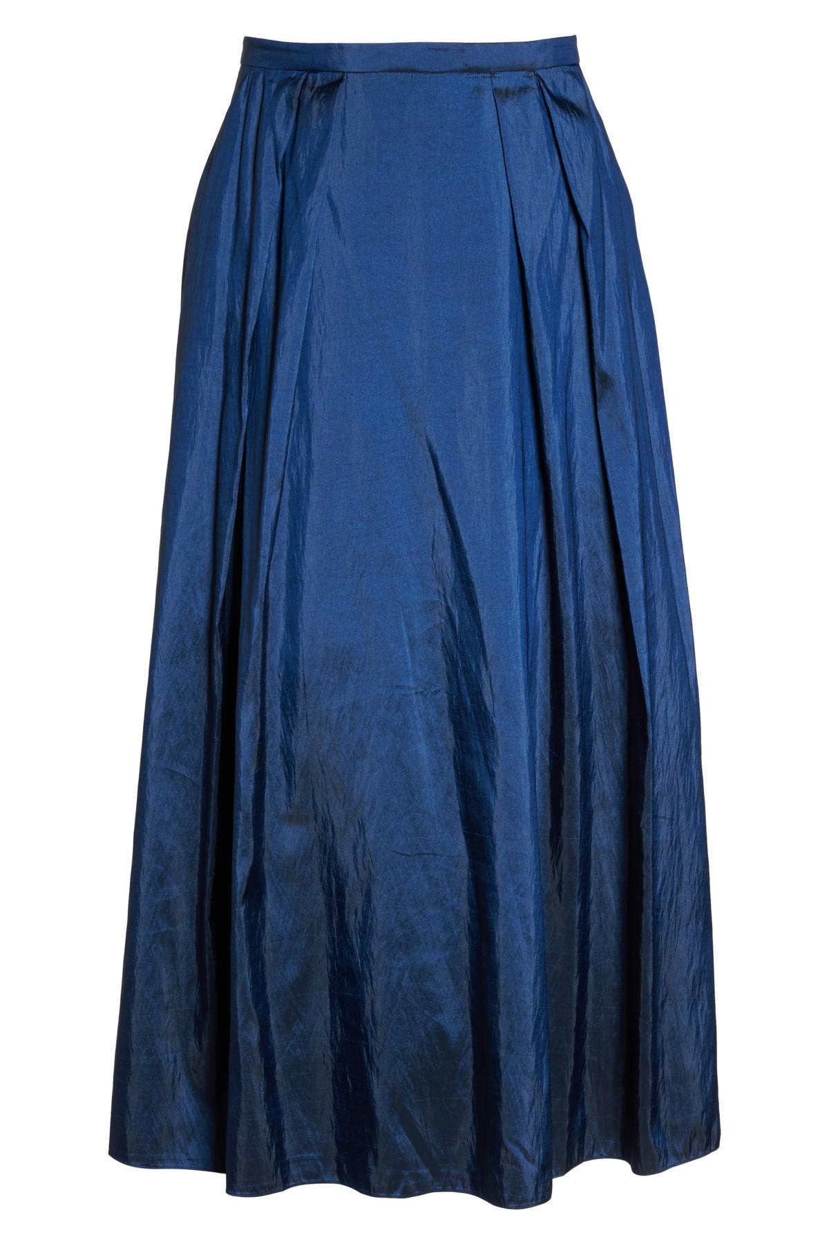 Alex Evenings Taffeta Ballgown Skirt in Navy (Blue) - Lyst