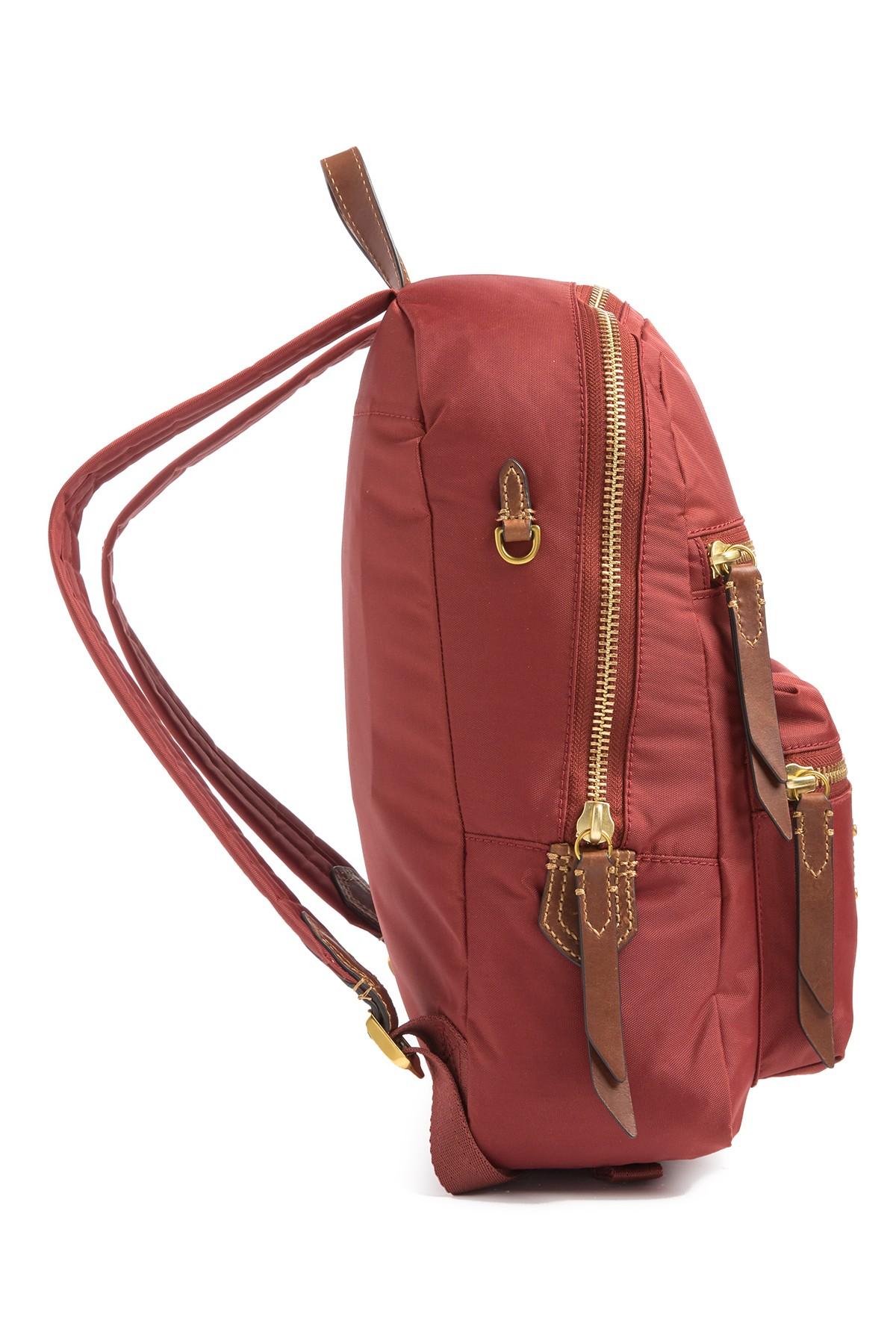 Lyst - Frye Ivy Nylon School Backpack in Red - Save 20%