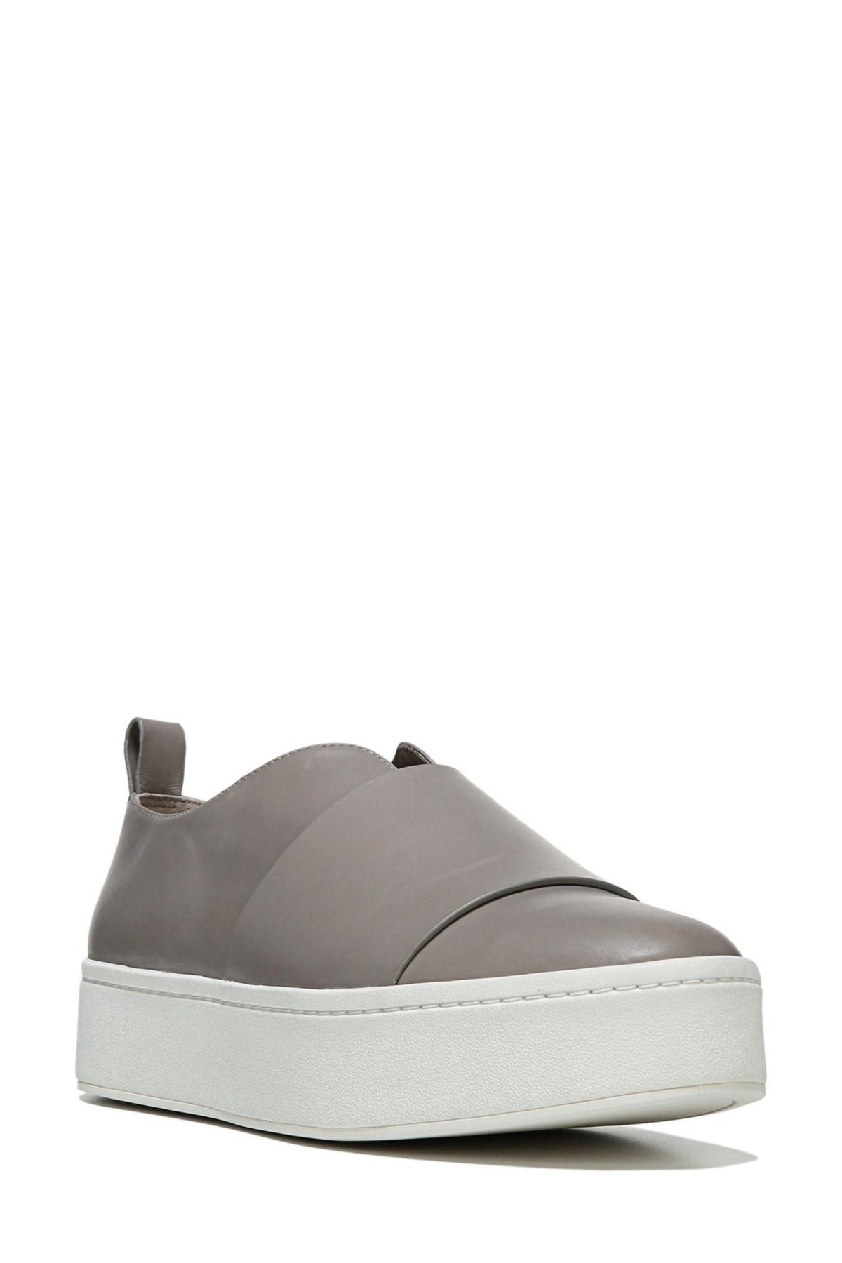 vince rhea leather platform sneakers
