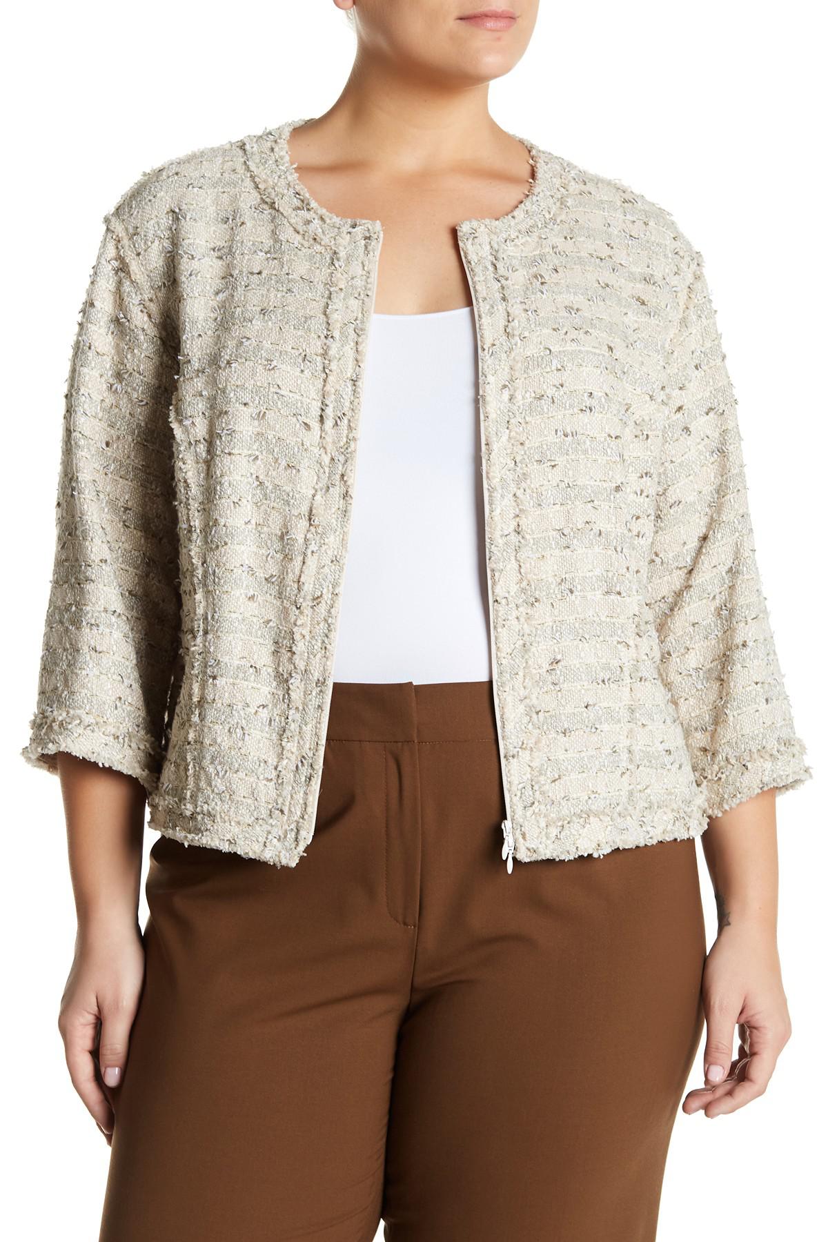 Lyst Lafayette 148 New York Amity Jacket (plus Size)