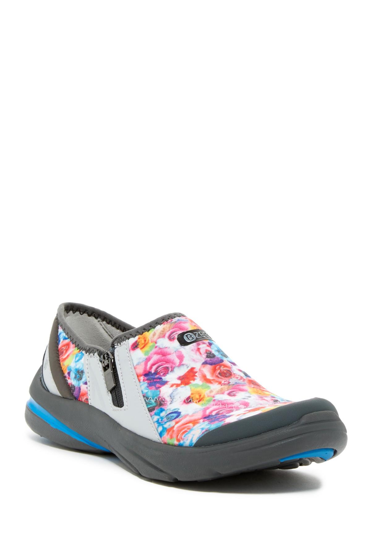 multicolor slip on sneakers